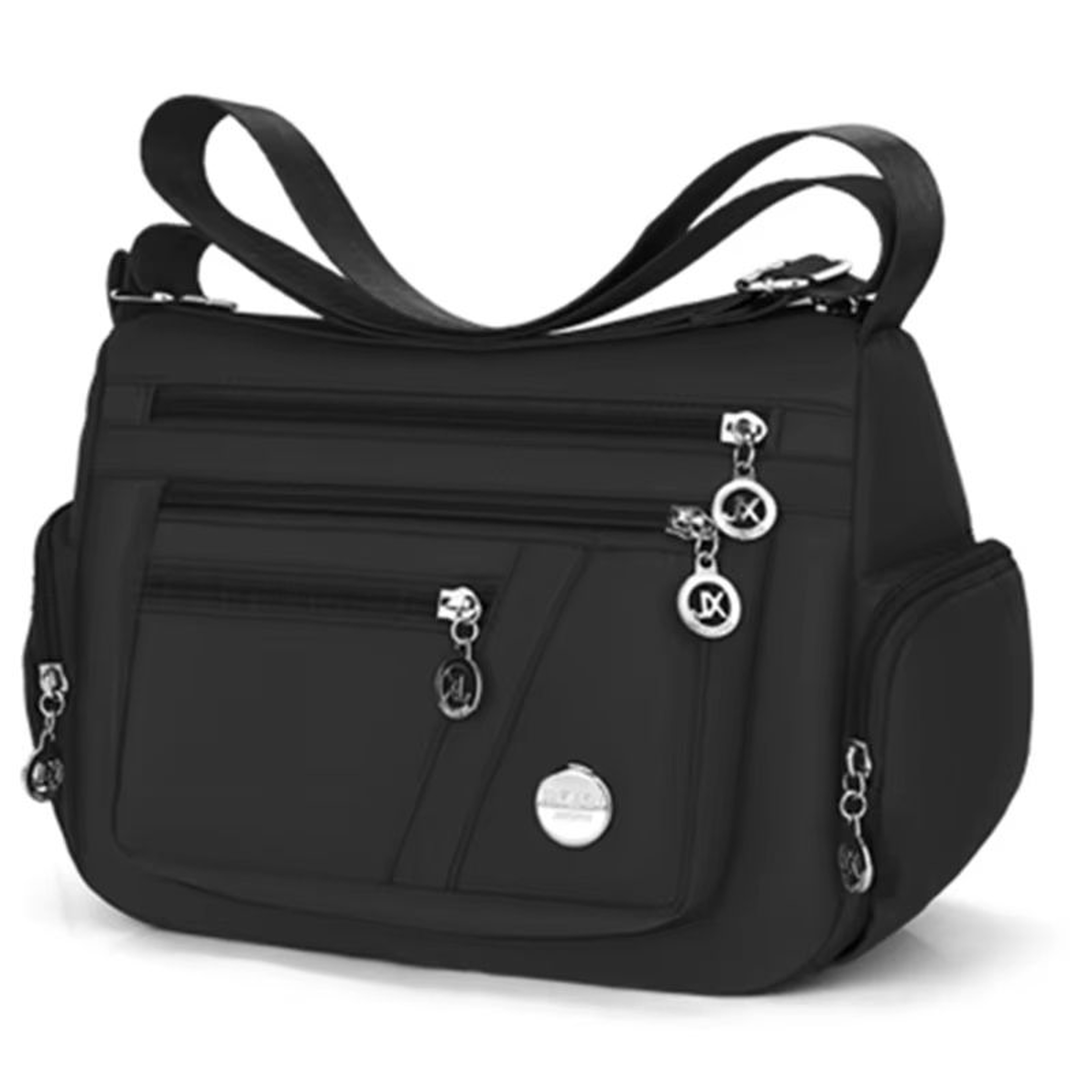 Waterproof Nylon Crossbody Travel Bag  MultiCompartment Womens Casual Shoulder Handbag 7