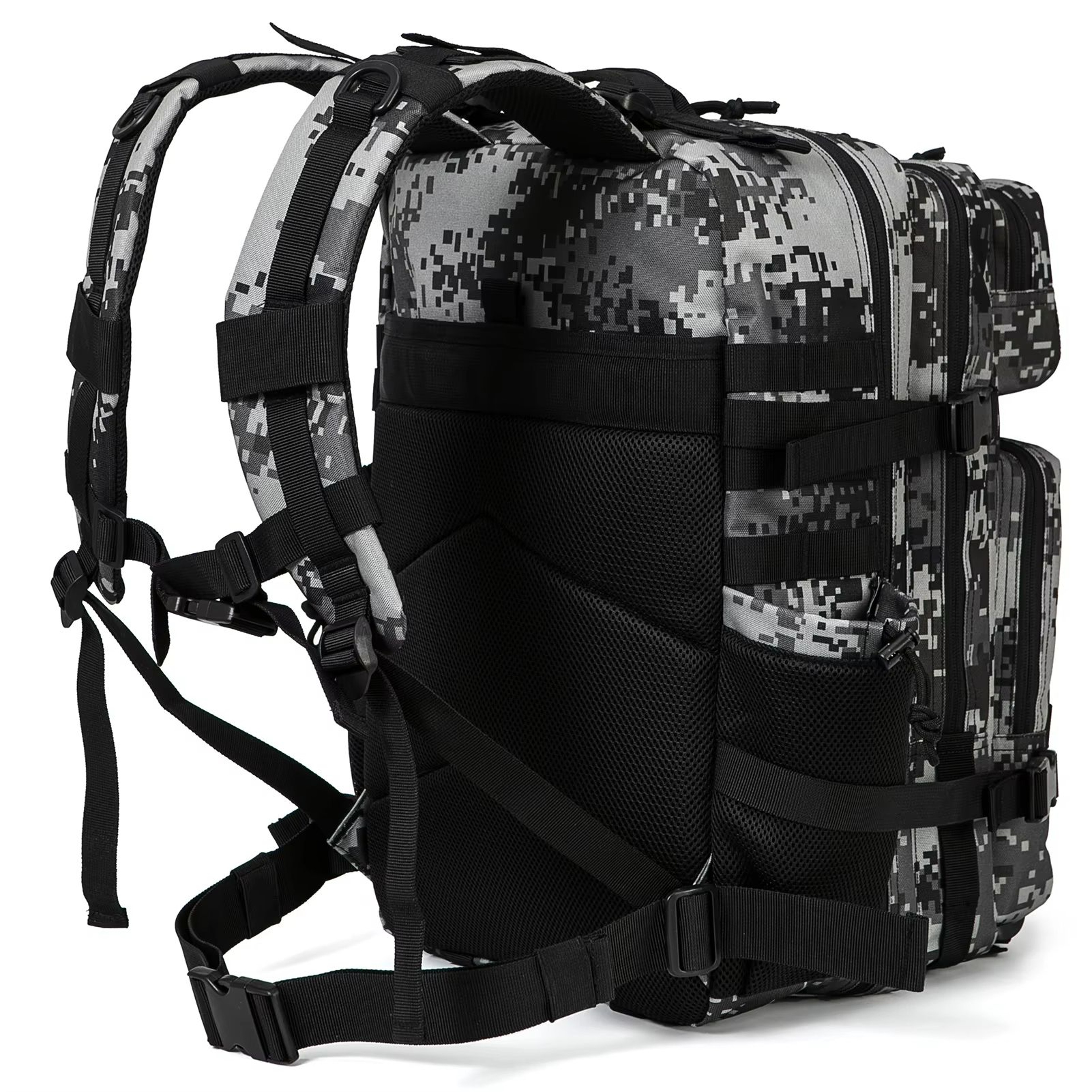45L Tactical Backpack  MOLLE Survival Rucksack With Bottle Holder For Hiking Hunting  Outdoor Adven 2