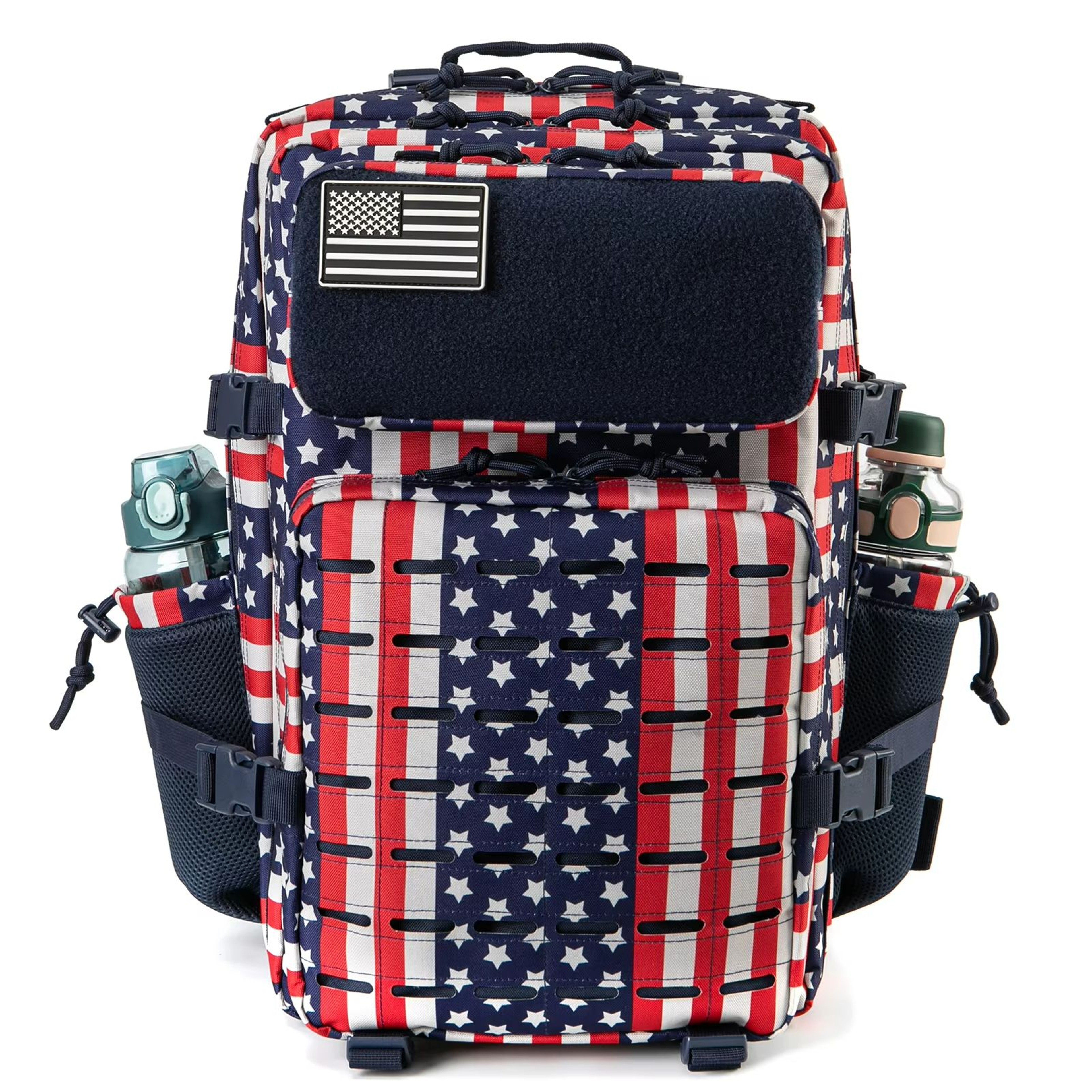 45L Tactical Backpack  MOLLE Survival Rucksack With Bottle Holder For Hiking Hunting  Outdoor Adven 15