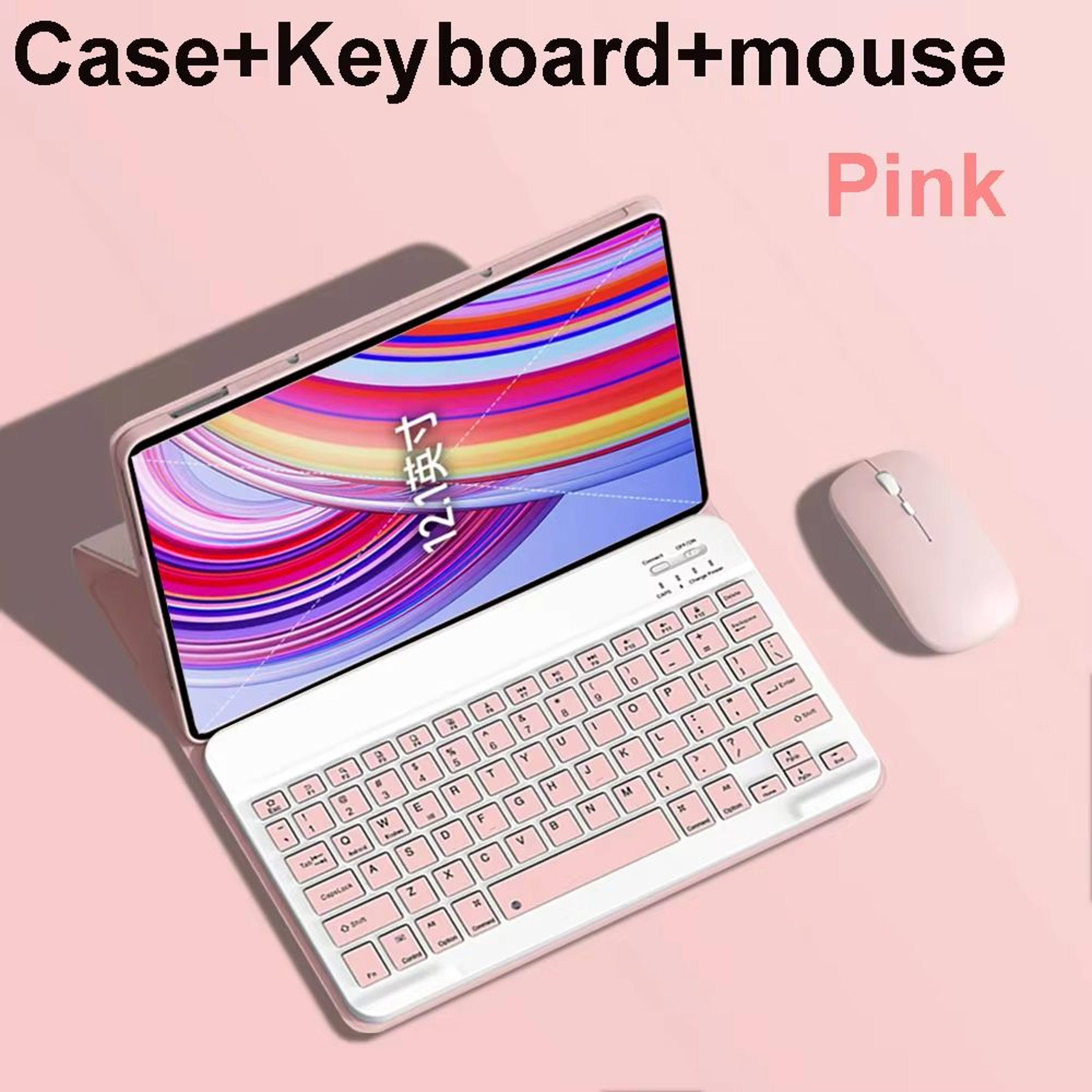 Xiaomi Redmi Pad Pro 121 Inch Case With Keyboard  Slim Protective Cover With Detachable Wireless Ke
