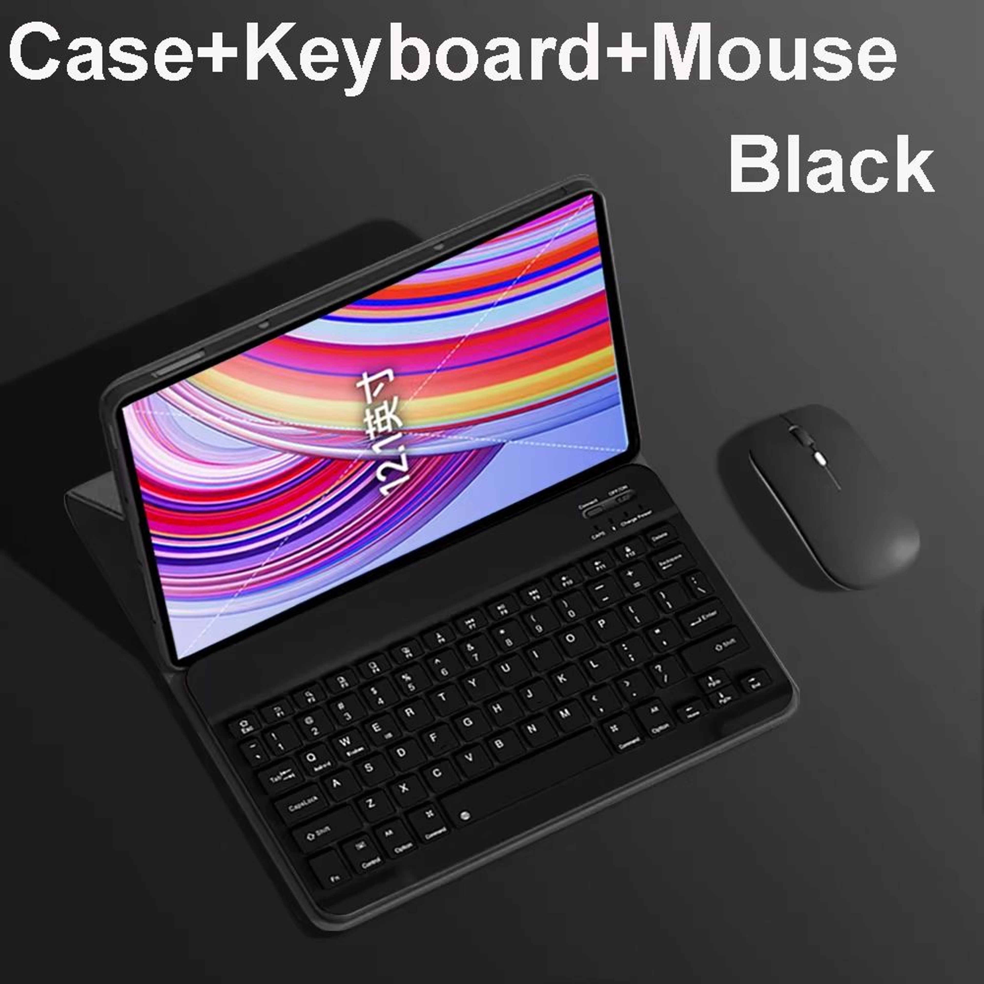 Xiaomi Redmi Pad Pro 121 Inch Case With Keyboard  Slim Protective Cover With Detachable Wireless Ke