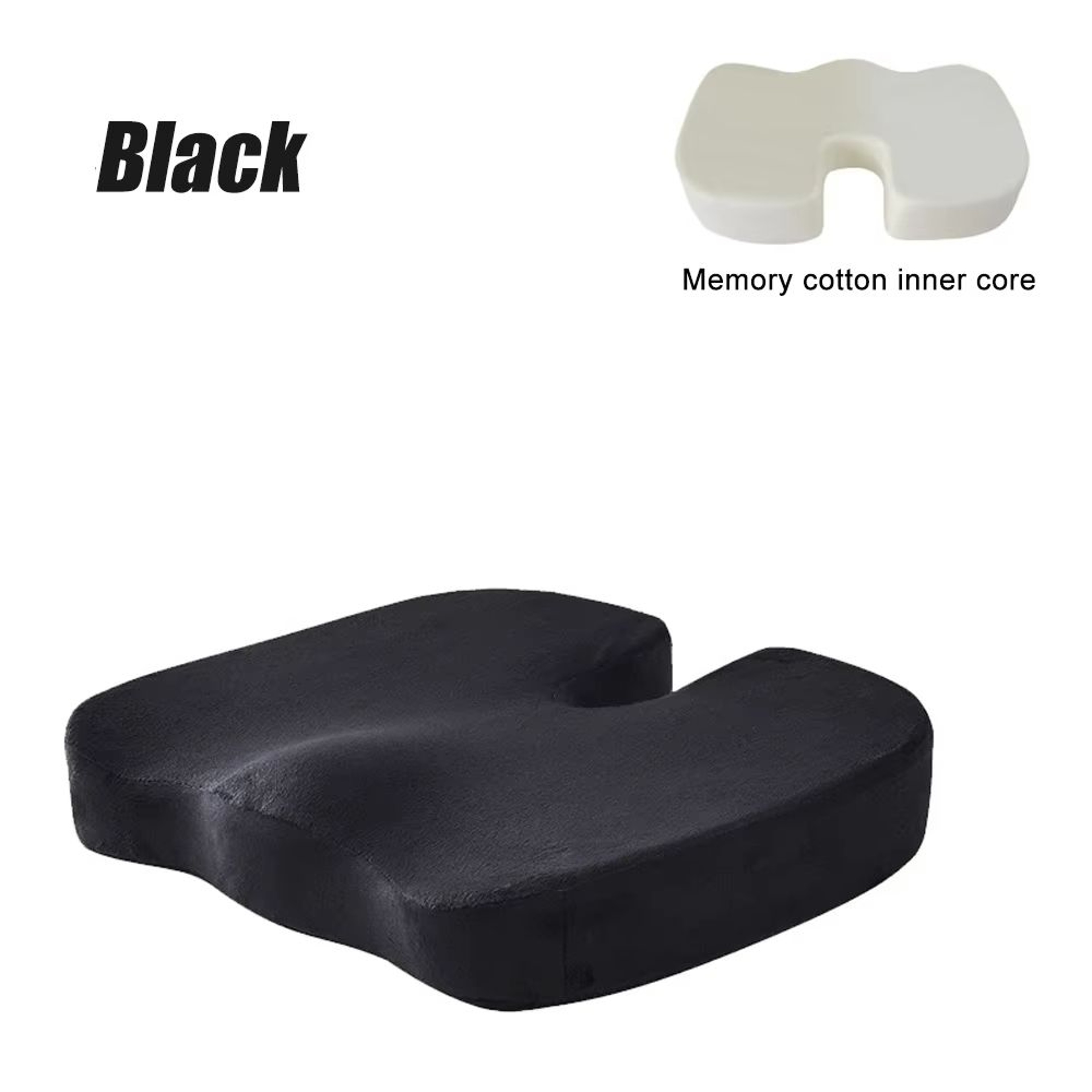 UShaped Memory Foam Seat Cushion  Orthopedic Chair Pillow For Back Hip  Tailbone Pain Relief 7