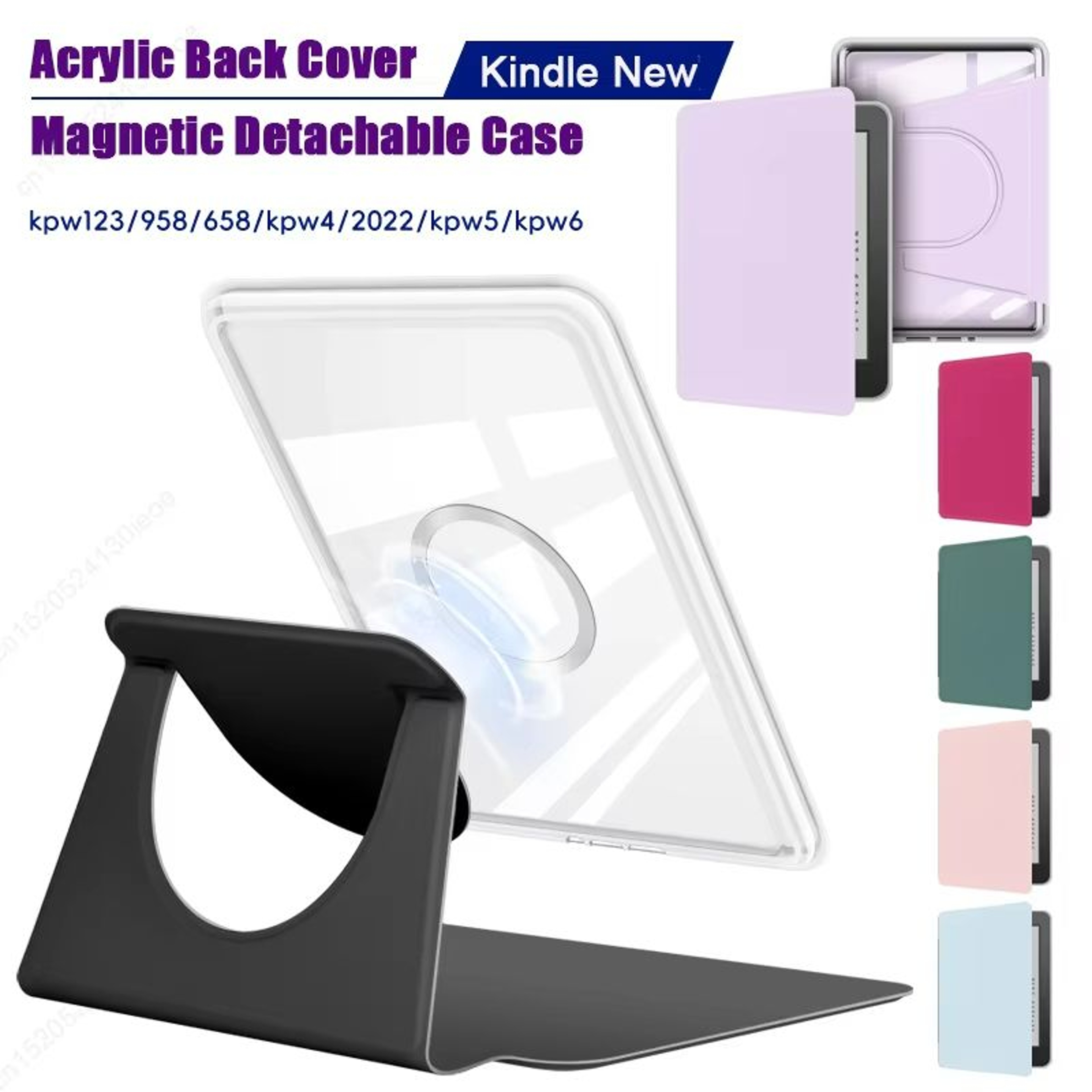 Magnetic Detachable Kindle Case  Protective Pouch Cover For Paperwhite  Kindle Generations 612 0