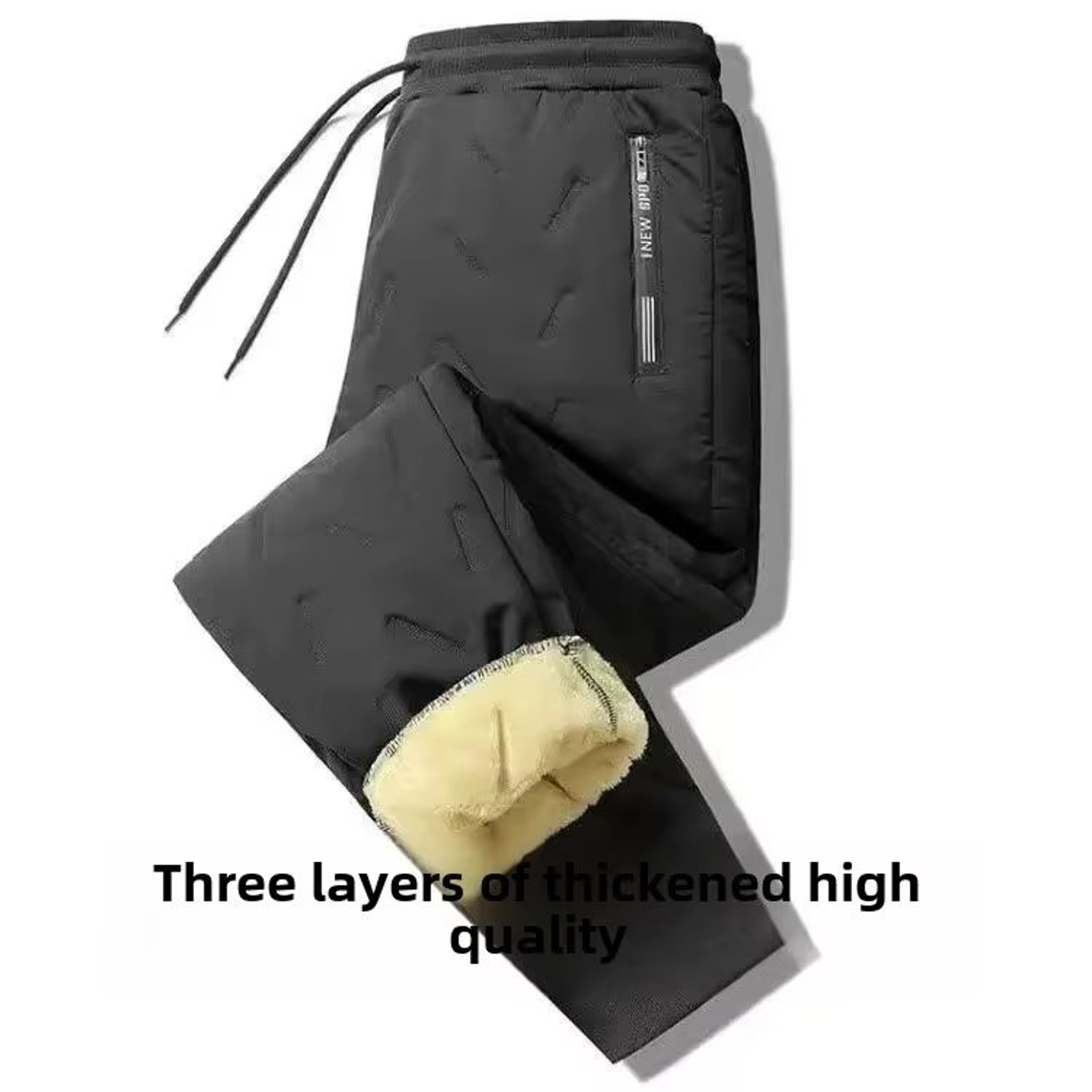 Mens Thermal FleeceLined Sweatpants  Winter Warmth Casual Comfort Plus Size Fit 6