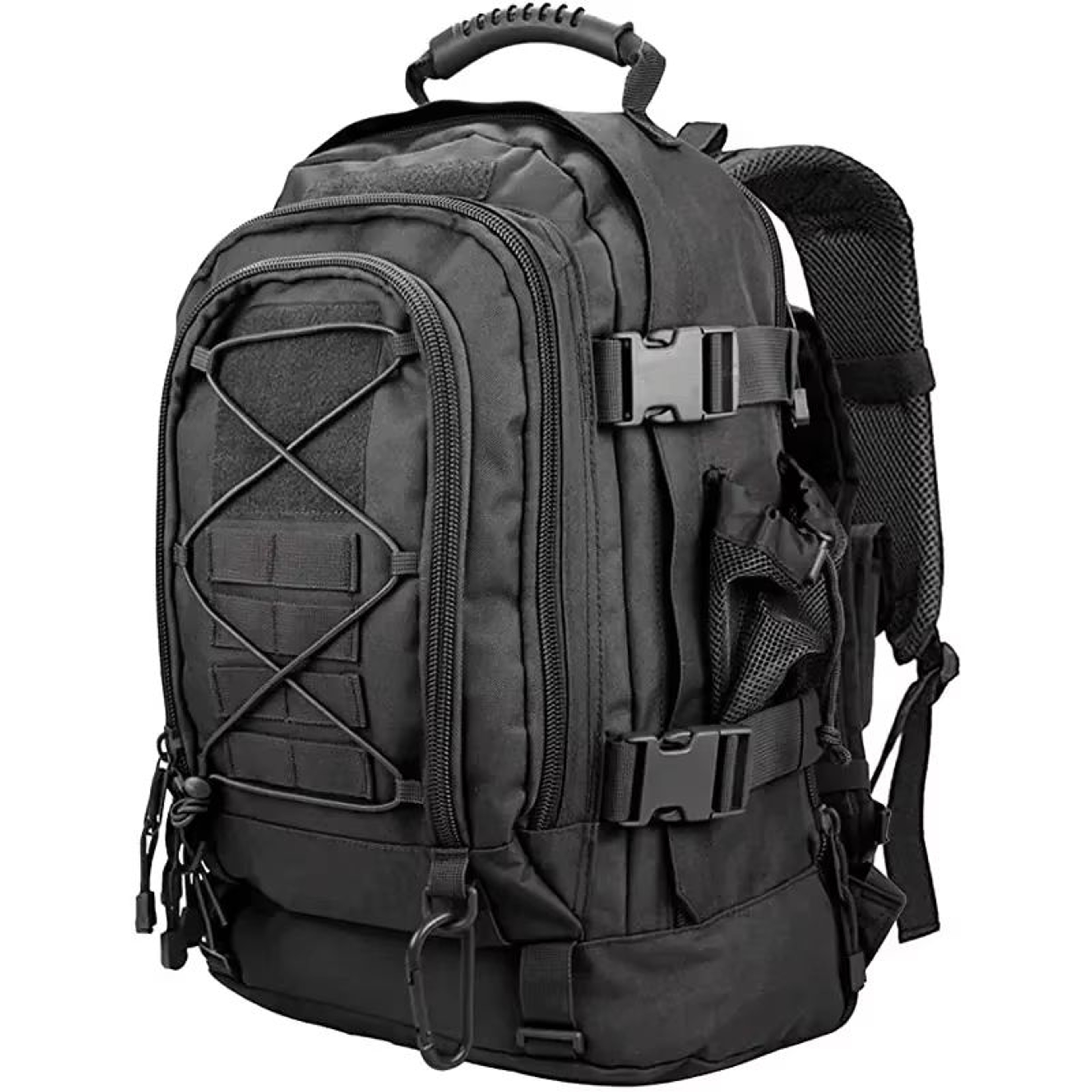 Extra Large 60L Tactical Backpack  WaterResistant Outdoor Hiking  Travel Pack With Laptop Compartme 0