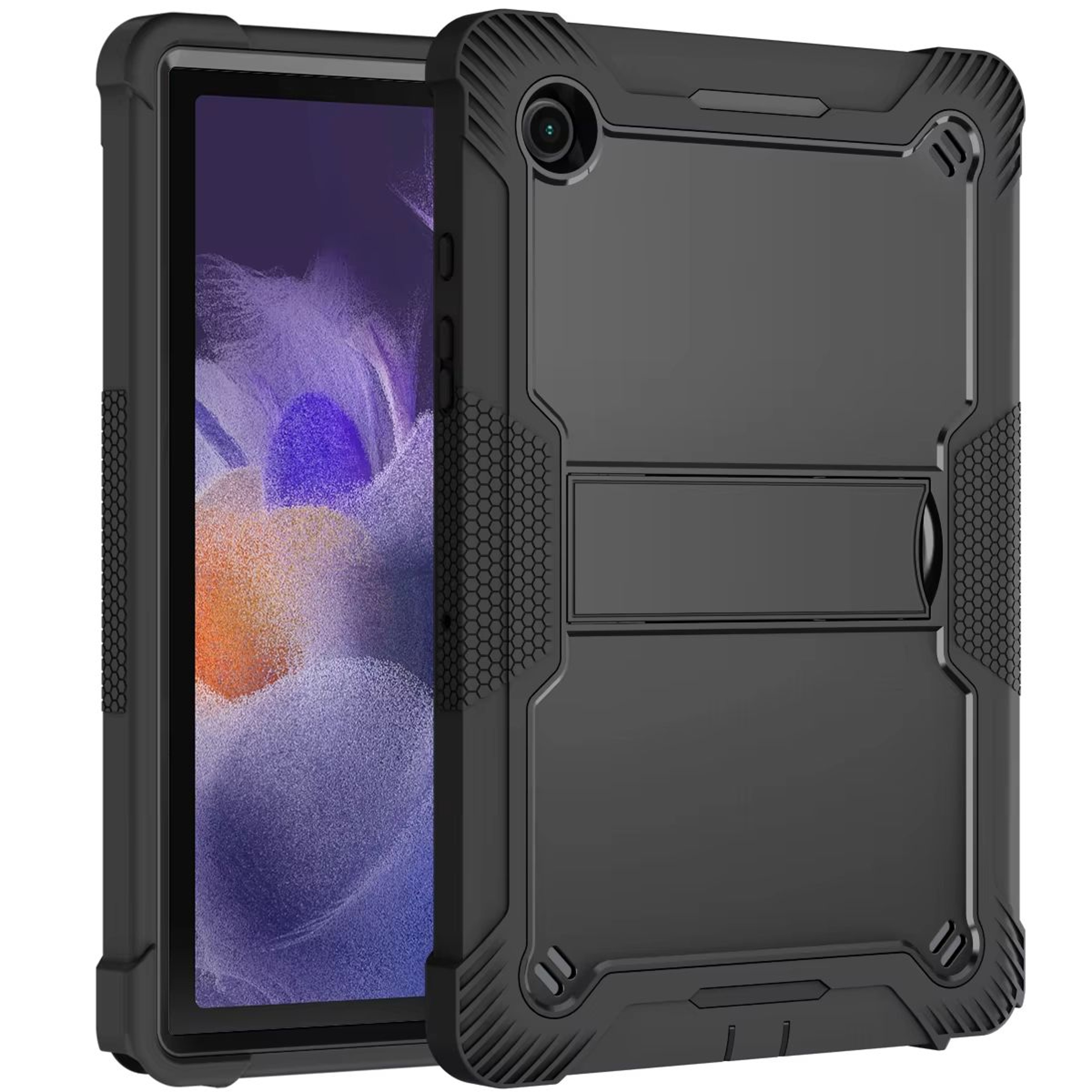Heavy Duty Armor Case For Samsung Galaxy Tab  Rugged Shockproof PC  Silicone Hybrid Cover For Kids  6