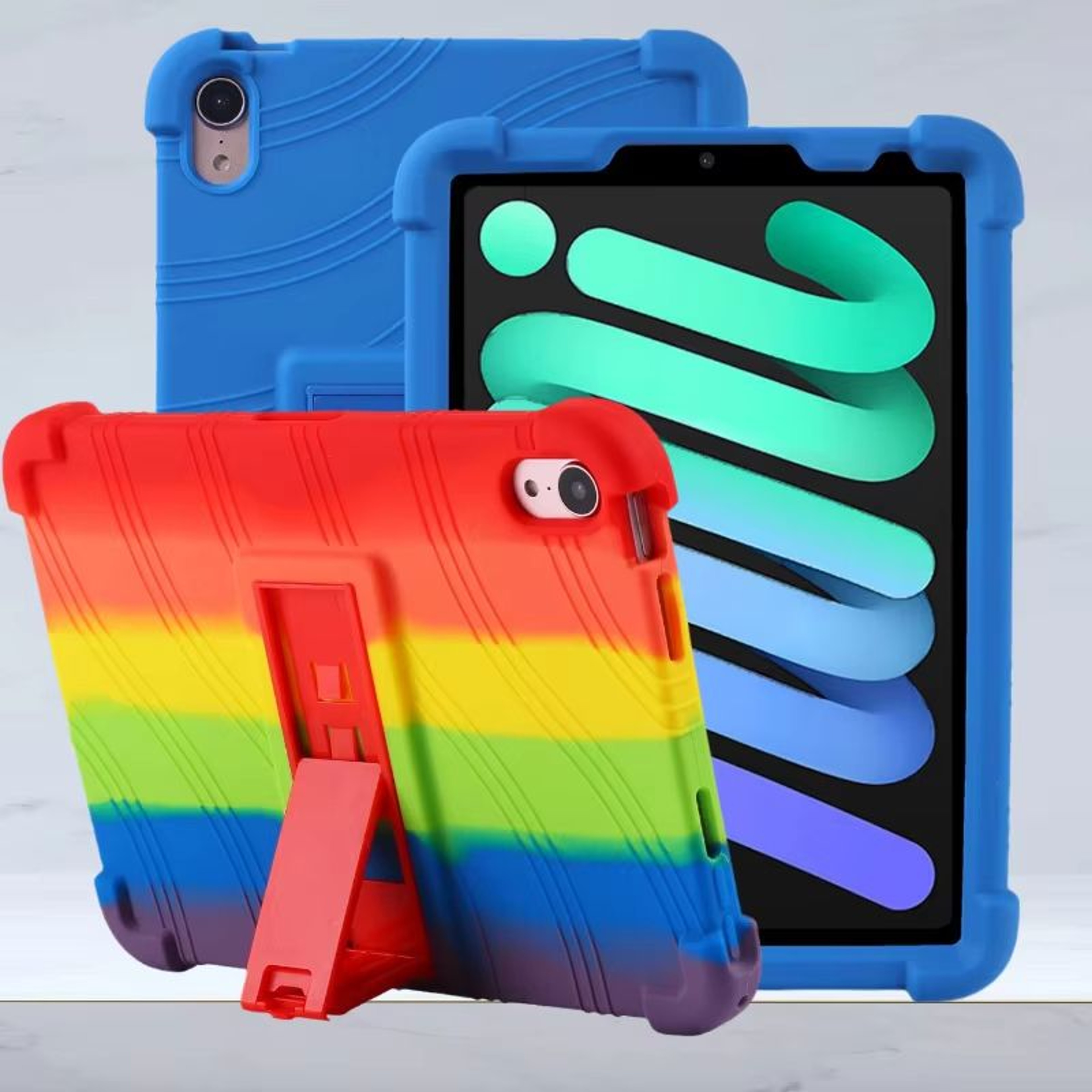 Soft Silicone Kids Case For IPad Mini Air Pro 7th11th Gen  Durable Childproof Protective Tablet Cov 0