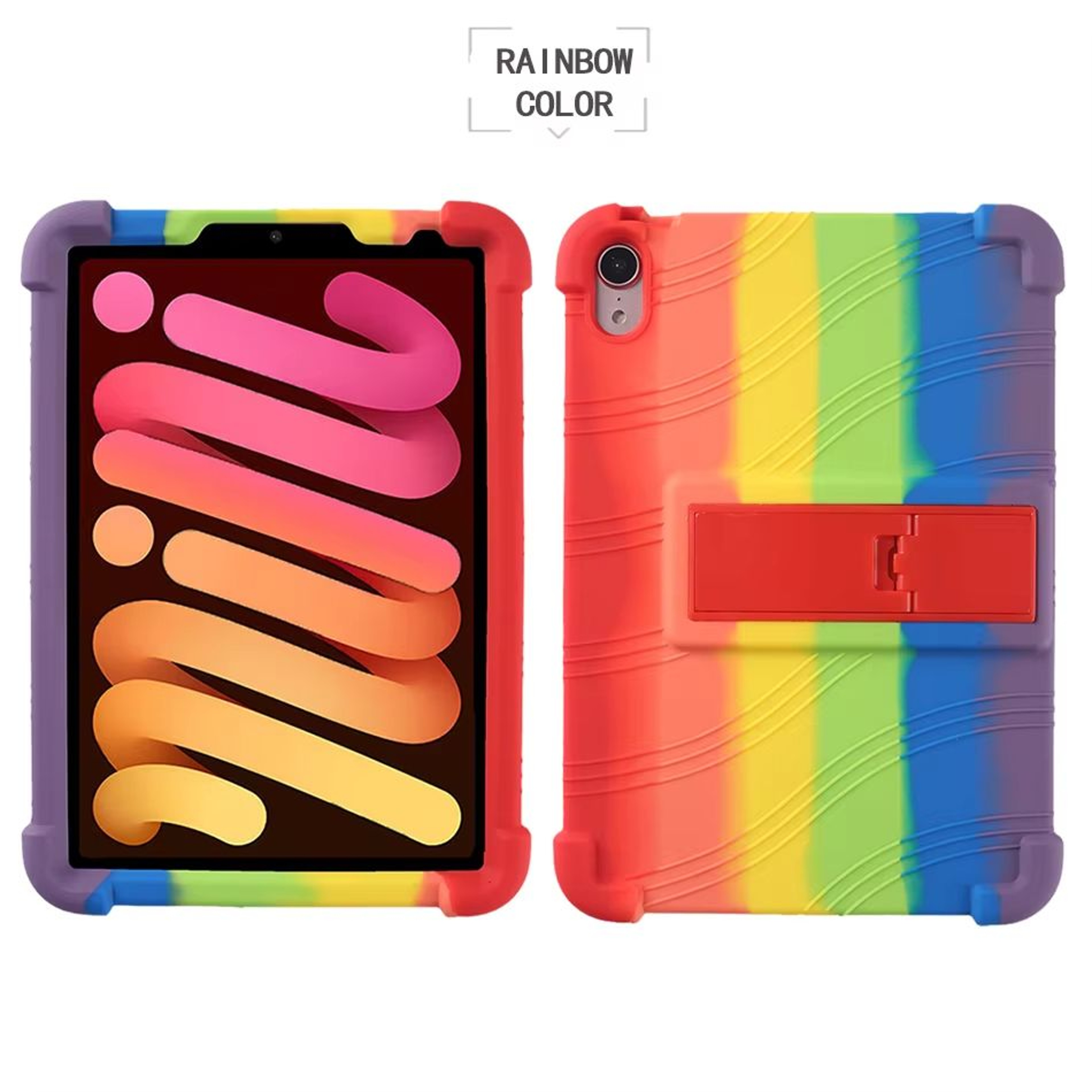 Soft Silicone Kids Case For IPad Mini Air Pro 7th11th Gen  Durable Childproof Protective Tablet Cov 13