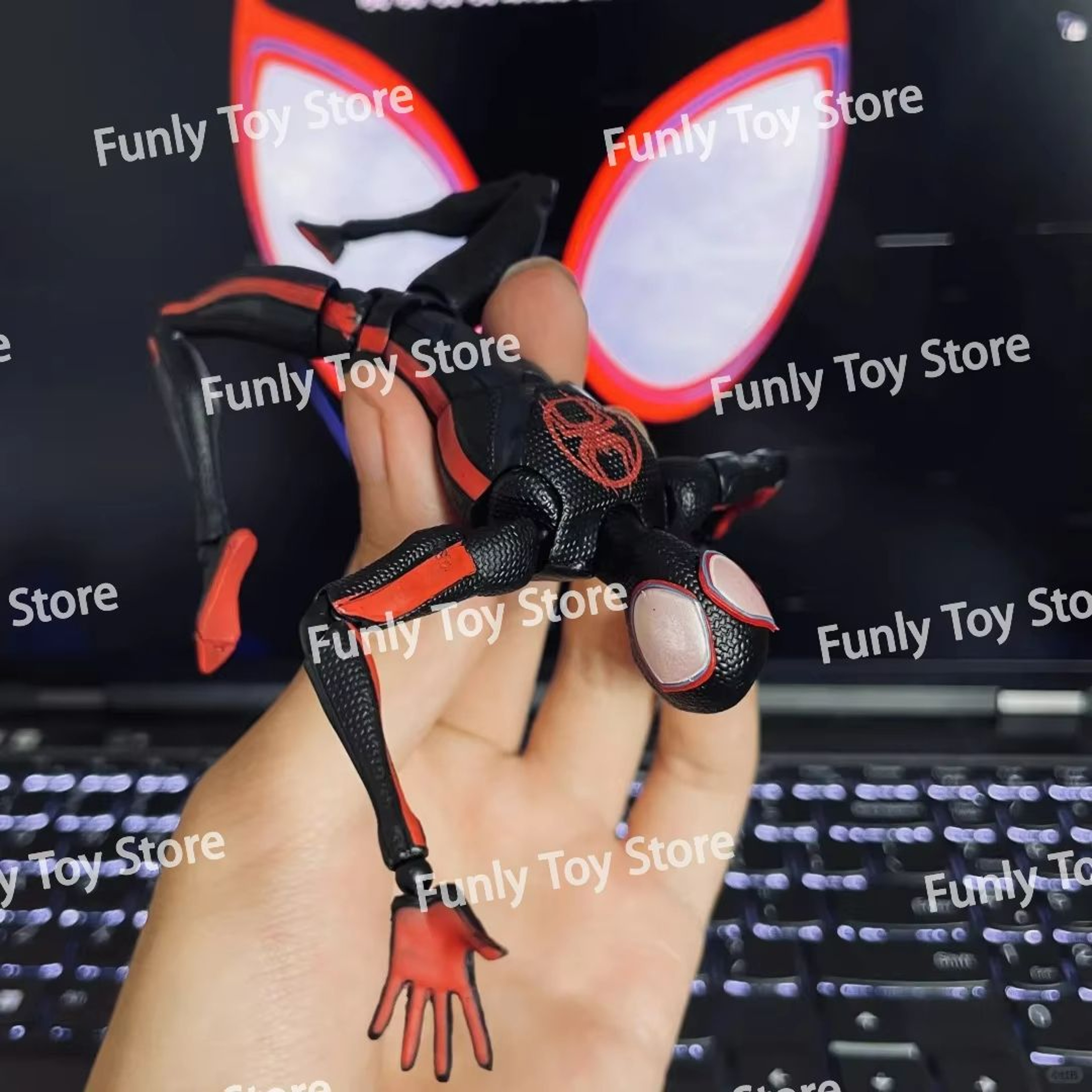 Miles Morales SpiderMan Action Figure  Across The SpiderVerse Collectible Anime Figurine Toy 4