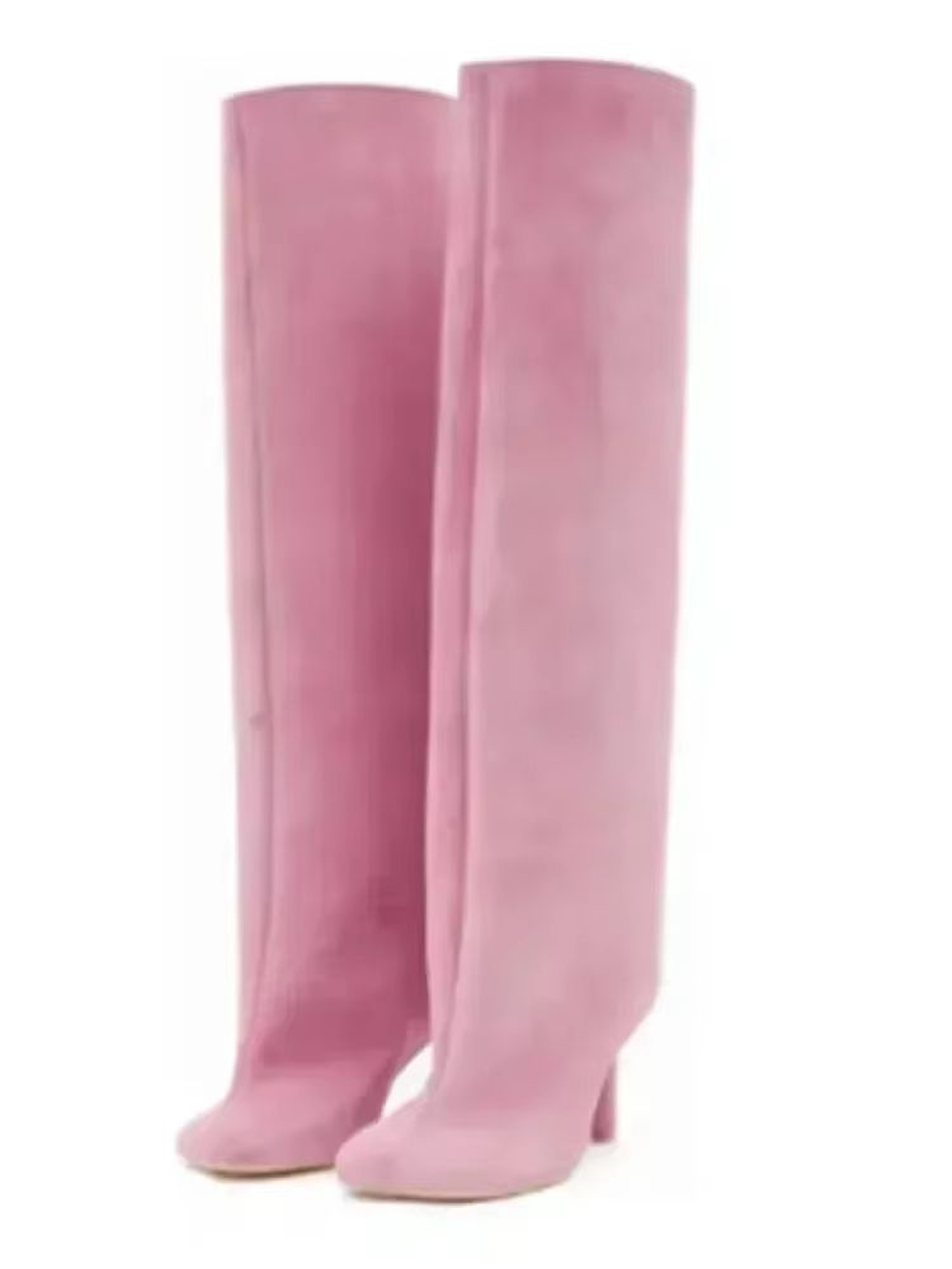 Autumn Winter Womens Knee High Boots  6cm Slim High Heels Round Toe Fashion Long Boots KnightInspir