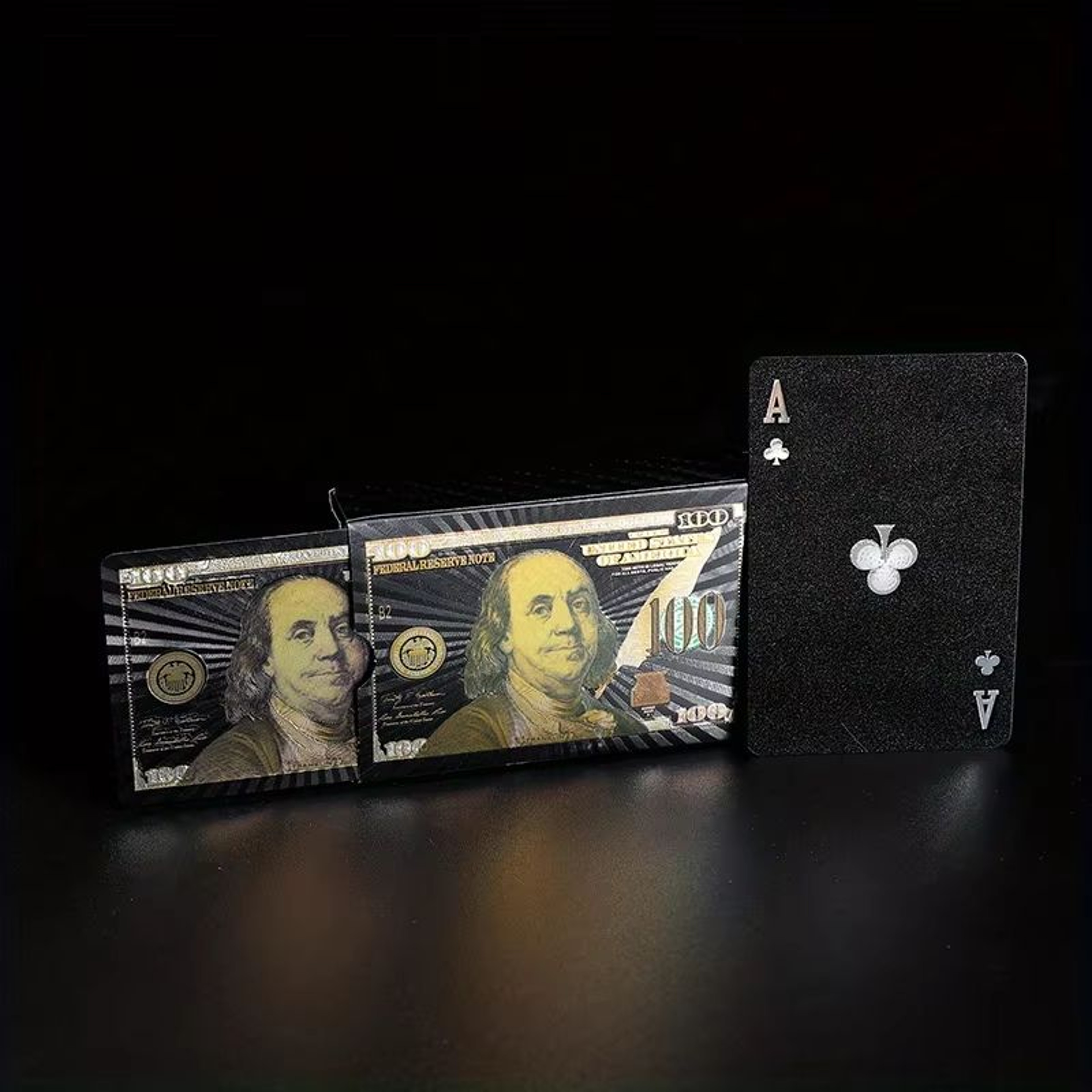Luxury Waterproof Playing Cards – Sleek Black Poker Deck for Magic, Parties & Game Nights – view 10