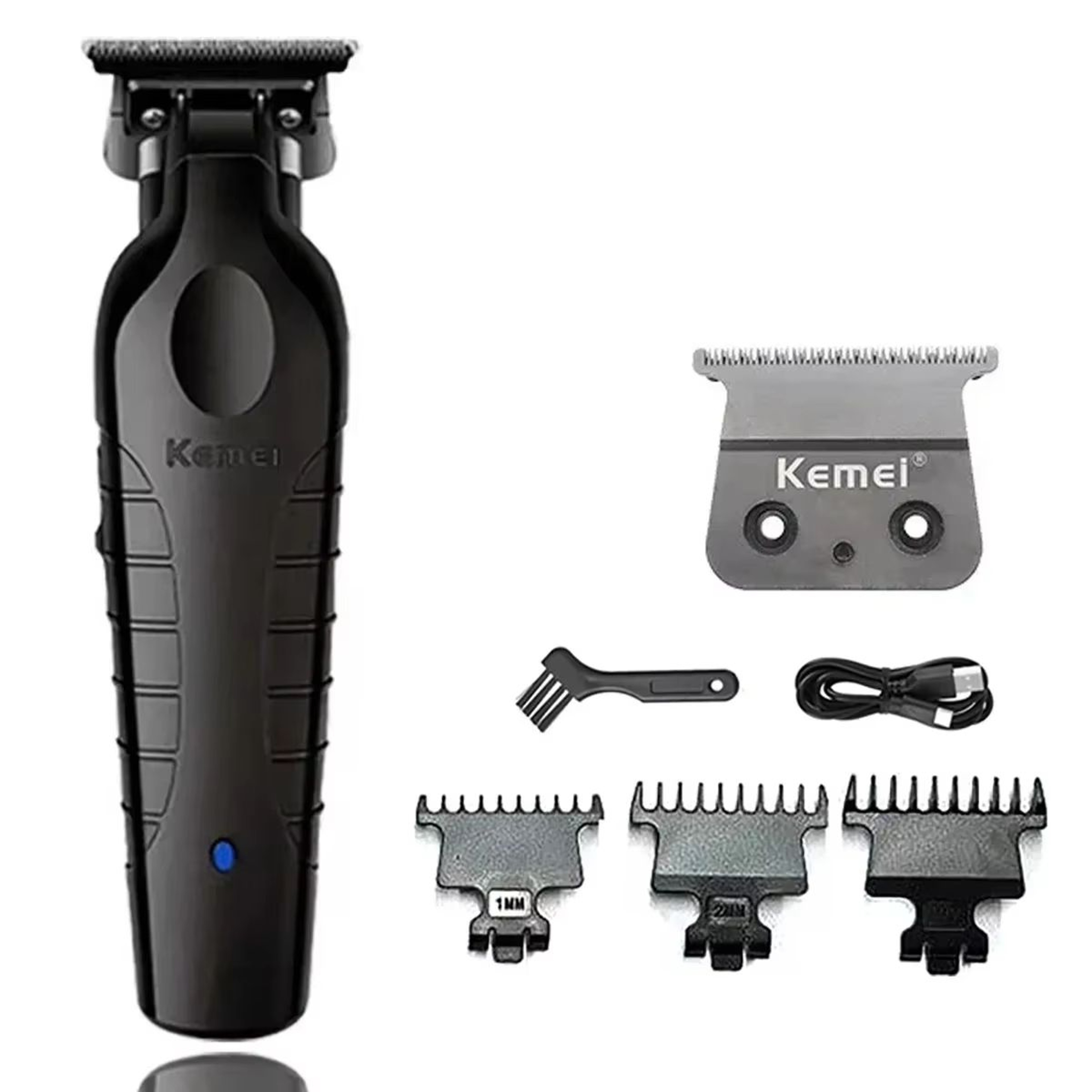 Kemei KM2299 Professional Hair Clipper  Mens Hair Trimmer  Haircut Machine With Precision Cutting B 8