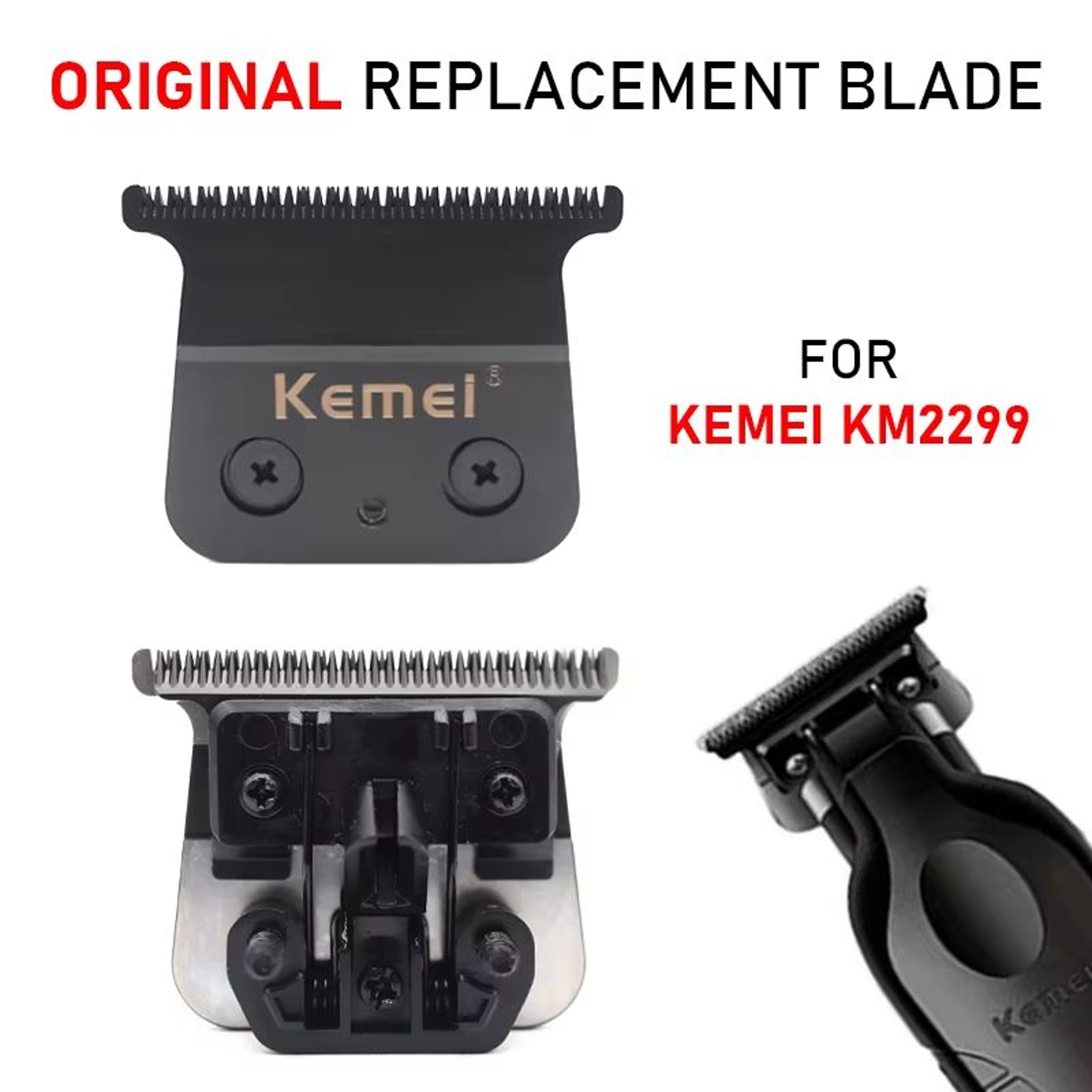 Original Replacement Blade For Kemei KM2299  Professional Hair Clipper Trimmer Cutting Head 0