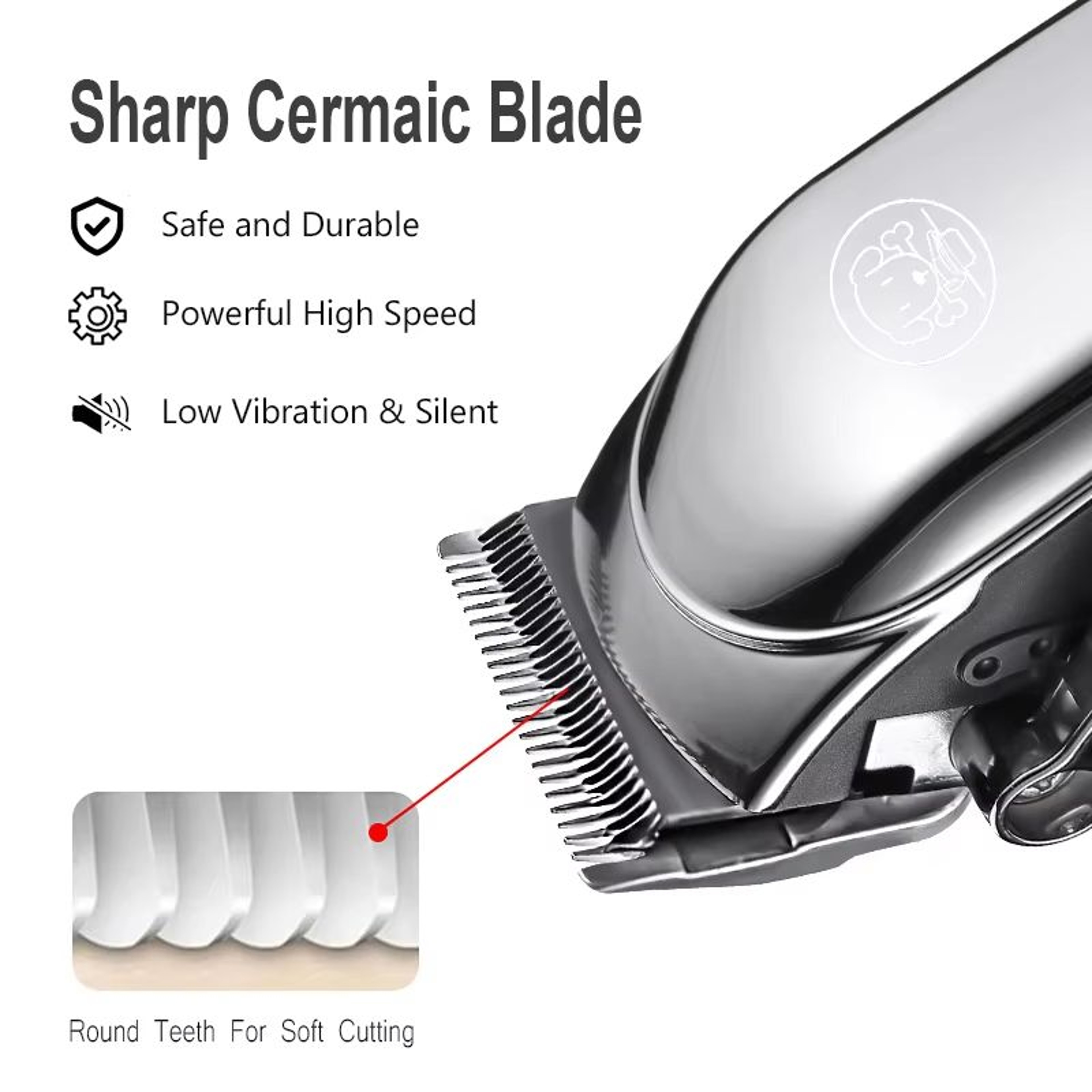 Professional Pet Grooming Clipper  Quiet Dog Hair Trimmer And Cat Shaver With Complete Grooming Kit 15