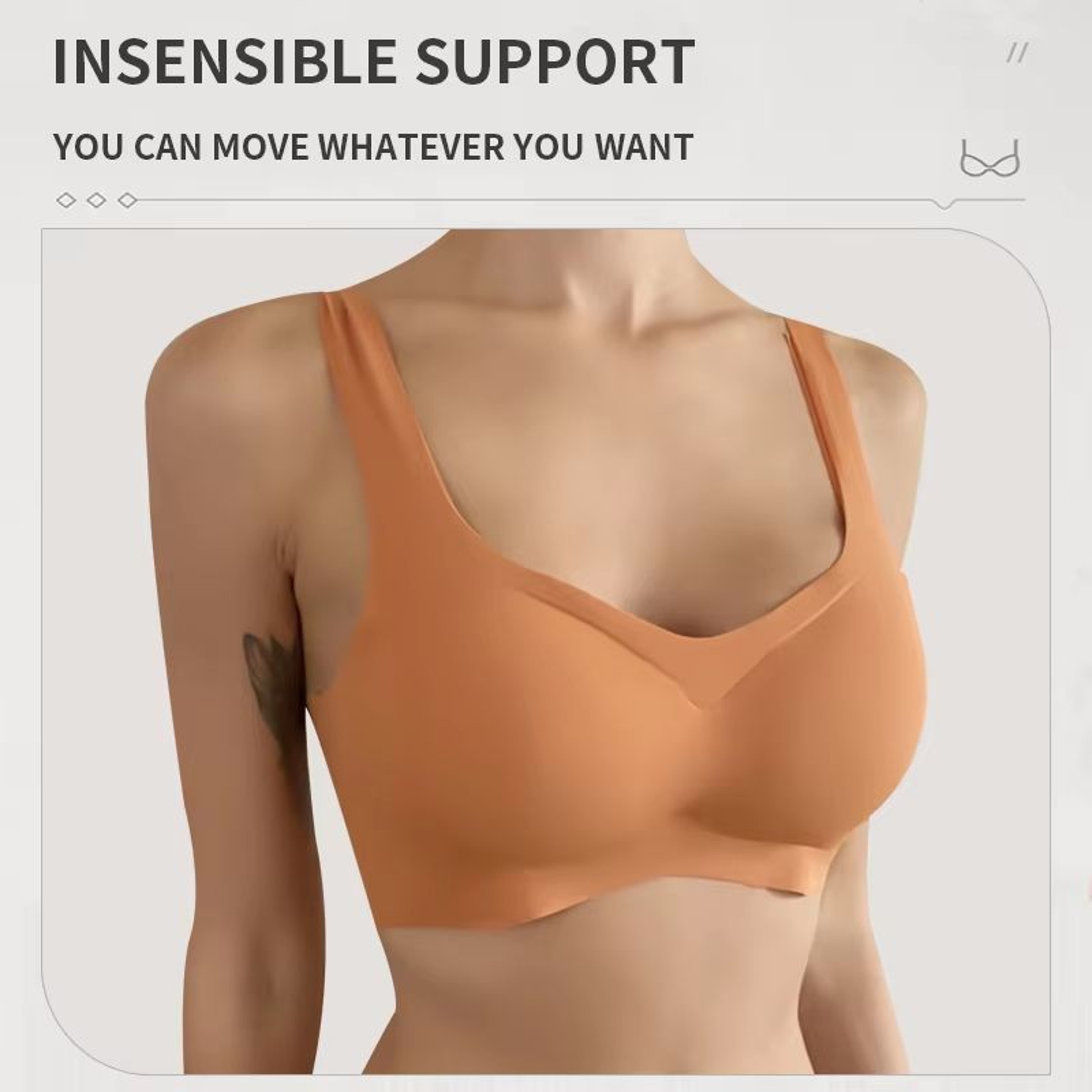 3PCS Womens Ice Silk Seamless Bras  Padded PushUp Bralette Tops For Summer Comfort  Sleep 1