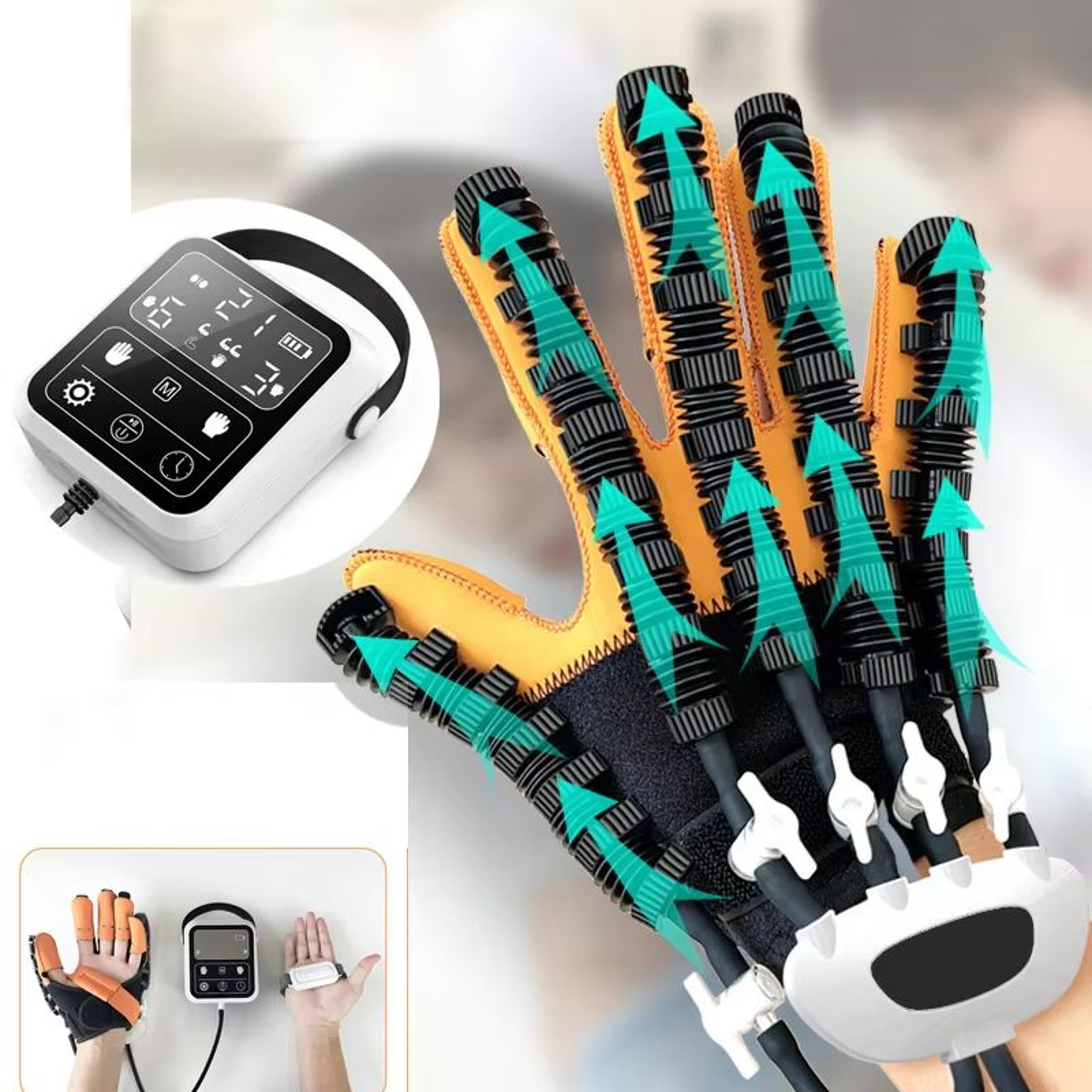 Intelligent Rehabilitation Robot Glove  Stroke Recovery  Hand Therapy Training Device 0