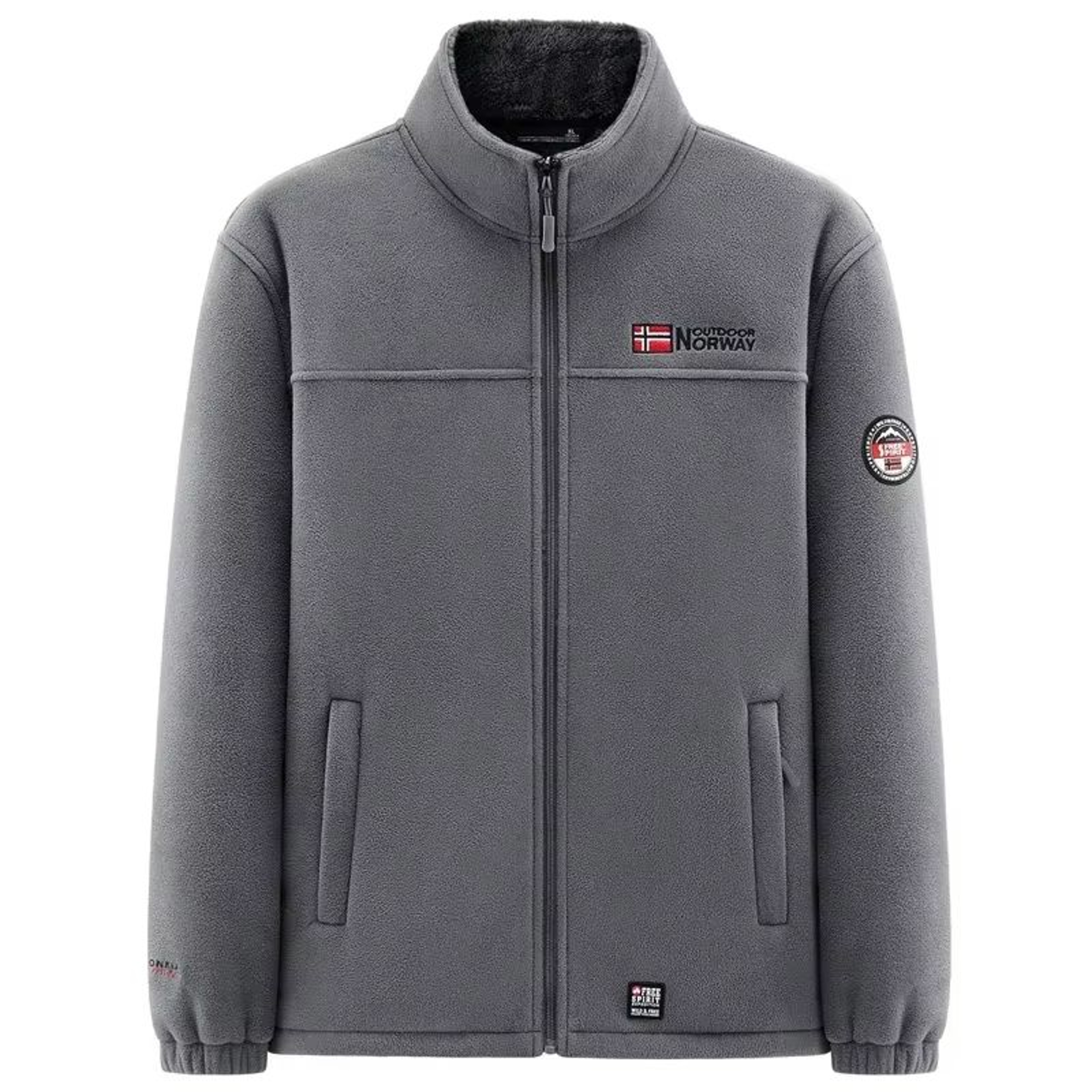 Mens Winter Fleece Jacket  Thicken Warm Outdoor Hiking  Camping Coat 7