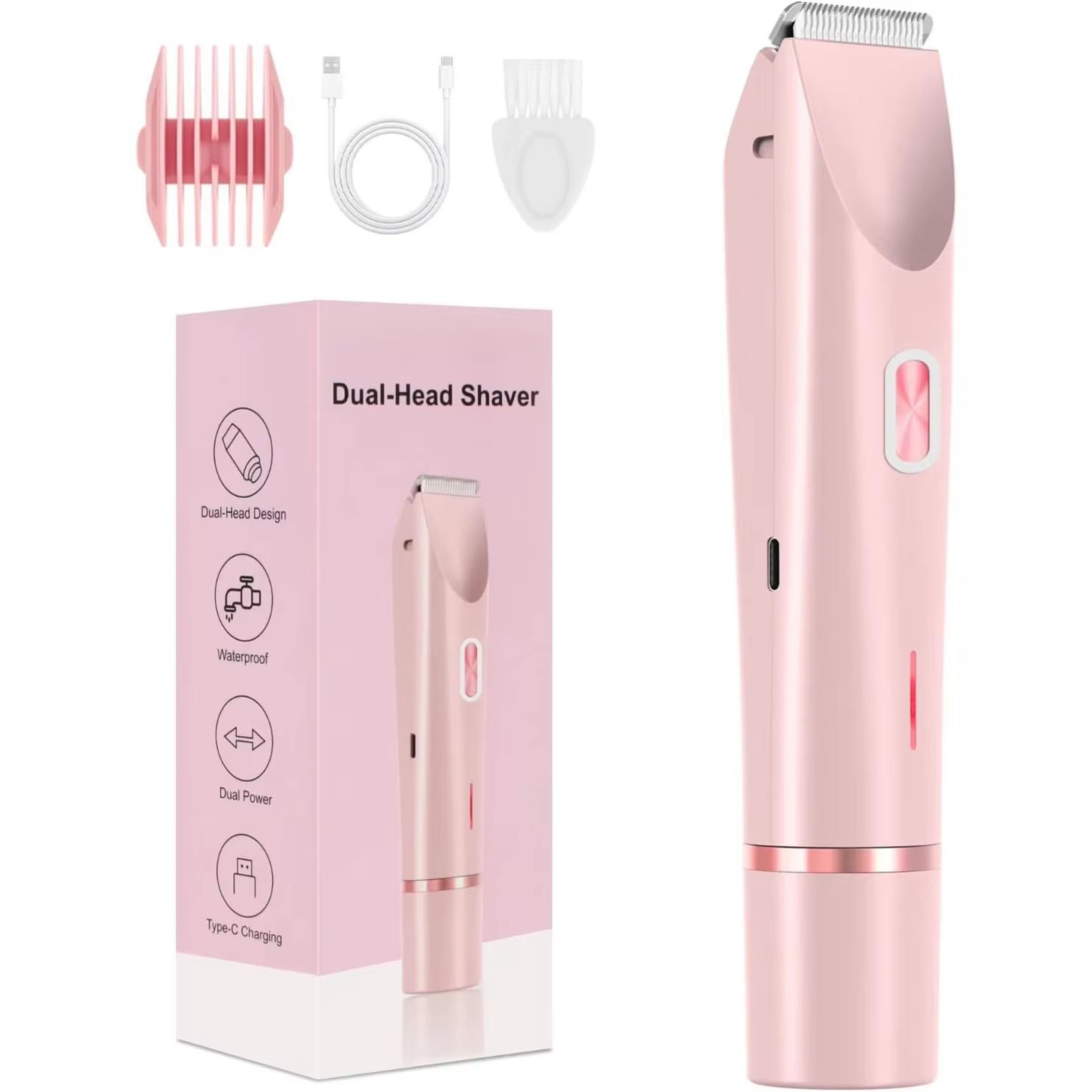 Painless Electric Razor For Women  Bikini Trimmer  Body Shaver For Legs Face And Sensitive Areas 7