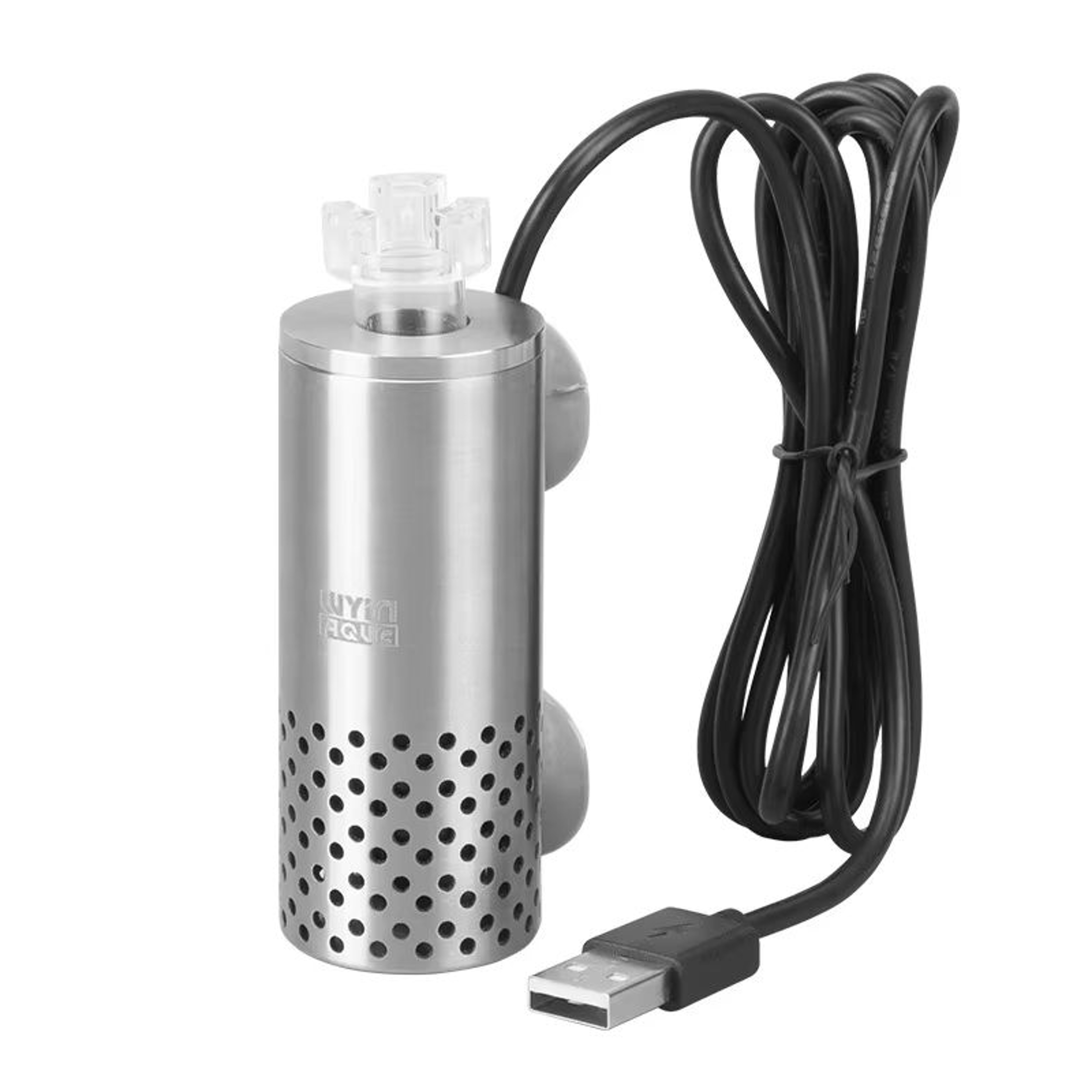 Aquarium Surface Skimmer With USB Electric Oil Film Remover  Stainless Steel Floating Filter 6