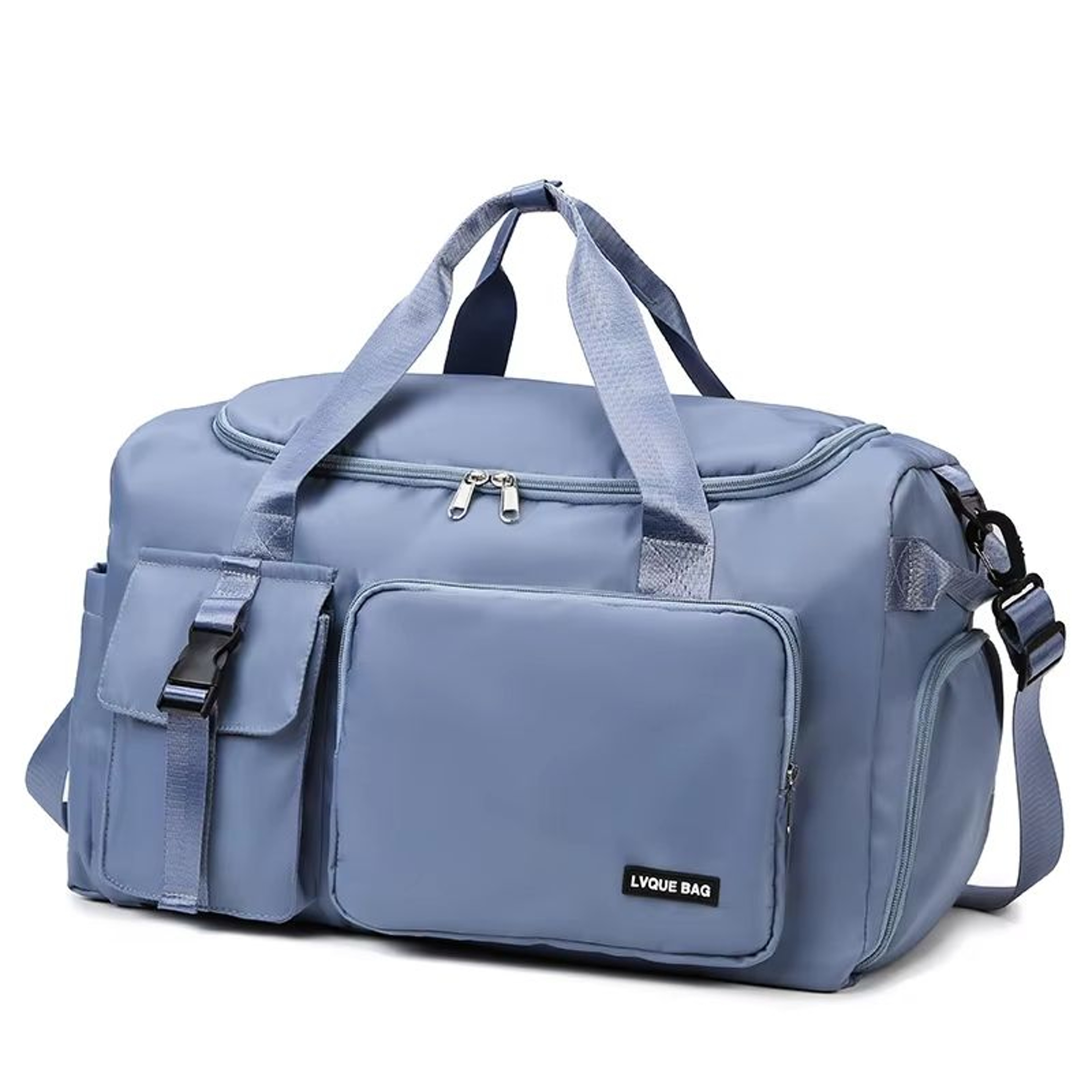 Womens Sports Gym Bag  Waterproof Travel Duffel With Dry Wet Separation  Crossbody Strap 10