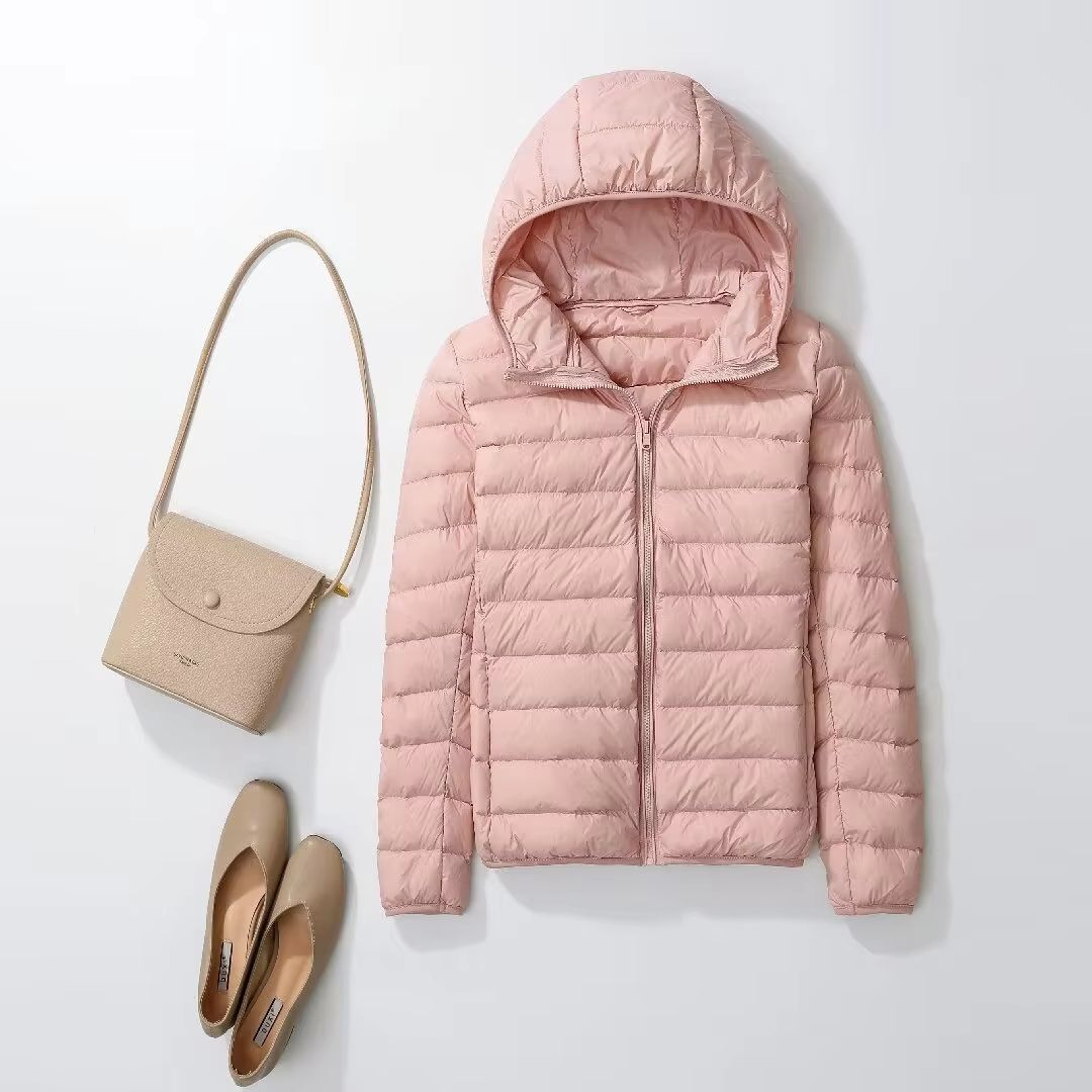 UltraLight Womens Puffer Jacket  Plus Size 5XL7XL Packable Hooded Down Coat For Spring  Autumn 7