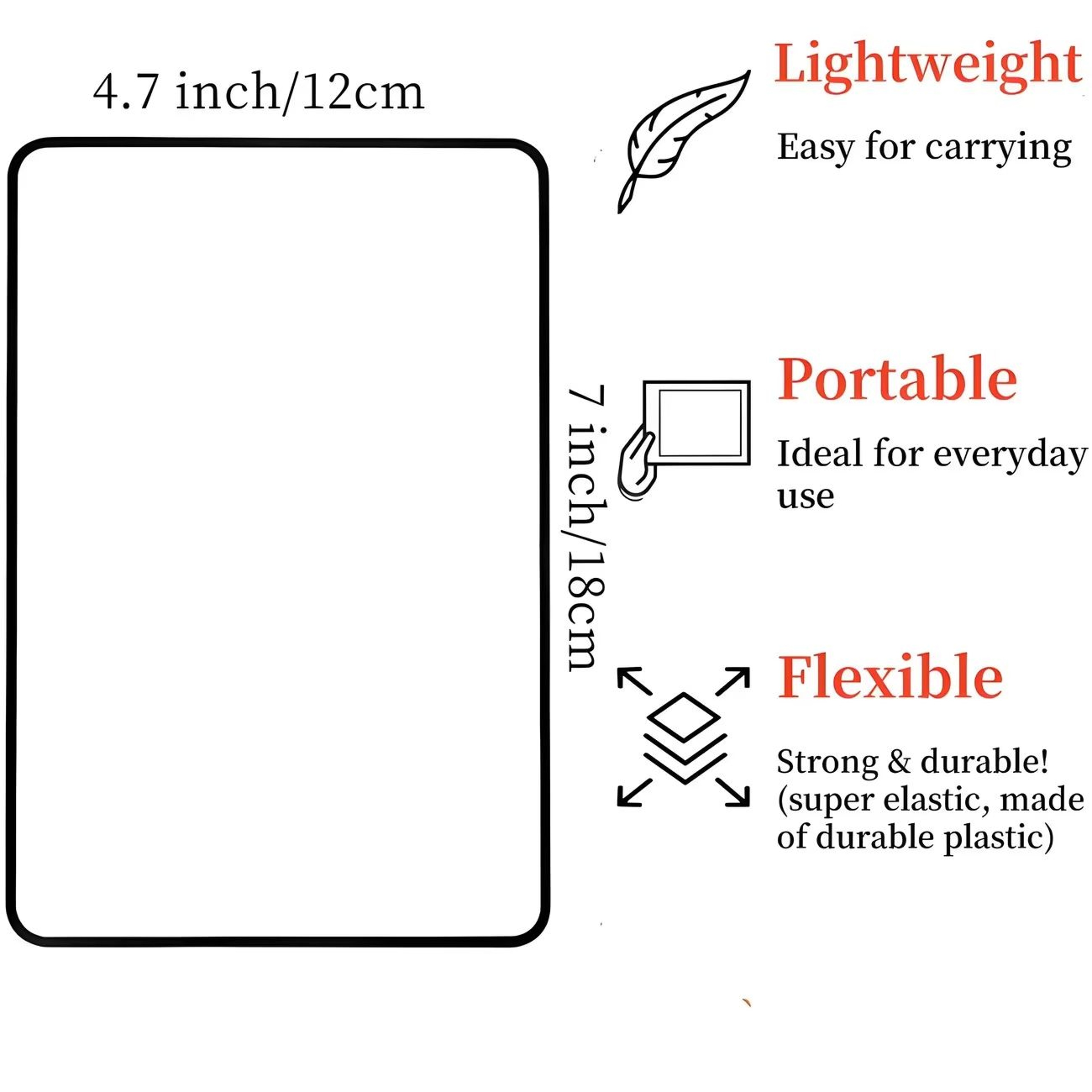 Full Page Magnifying Glass Sheet  Large Reading Aid Lens For Books Newspapers And Documents 2