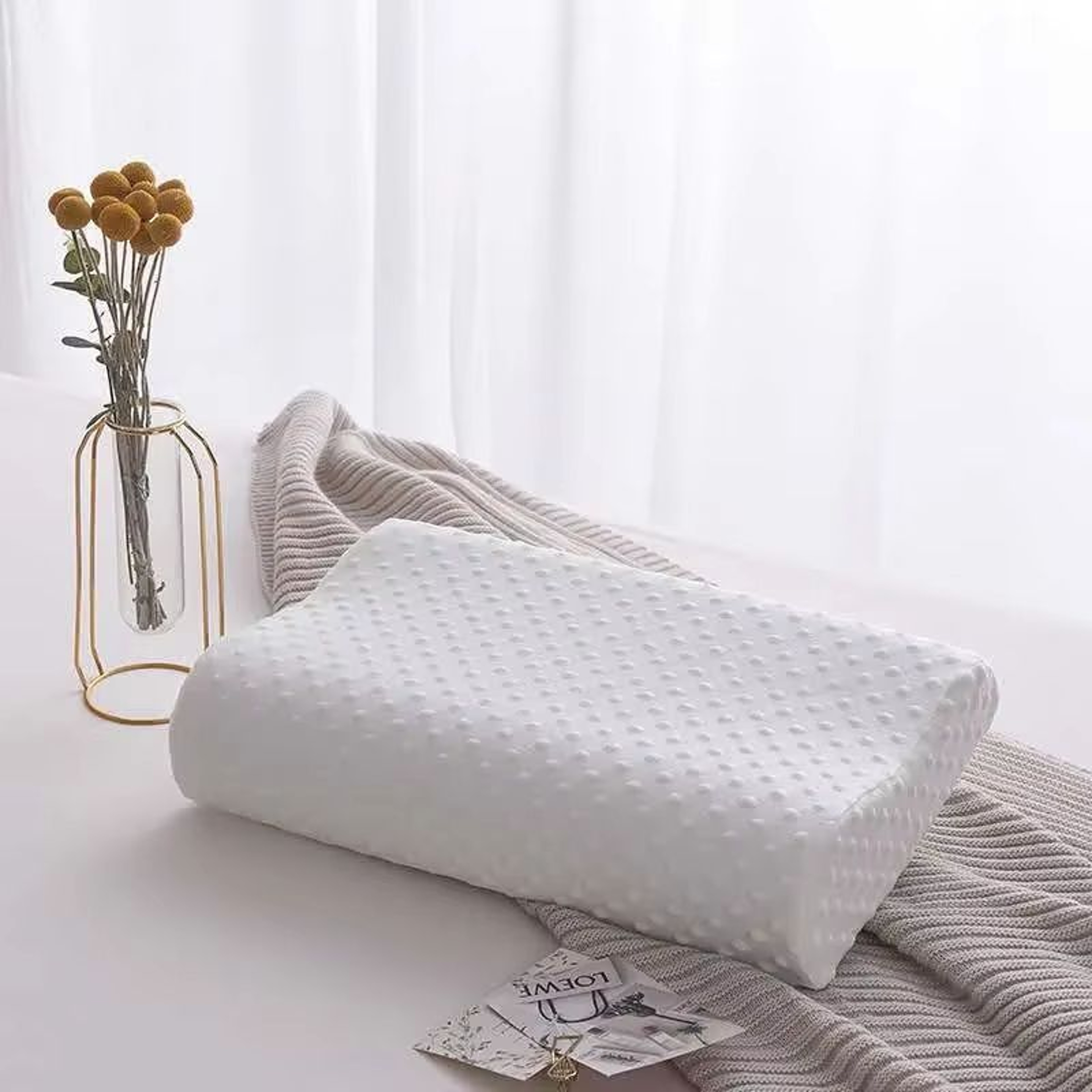 Adjustable Memory Foam Side Sleeper Pillow  Orthopedic Neck  Shoulder Pain Relief Contour Pillow 6