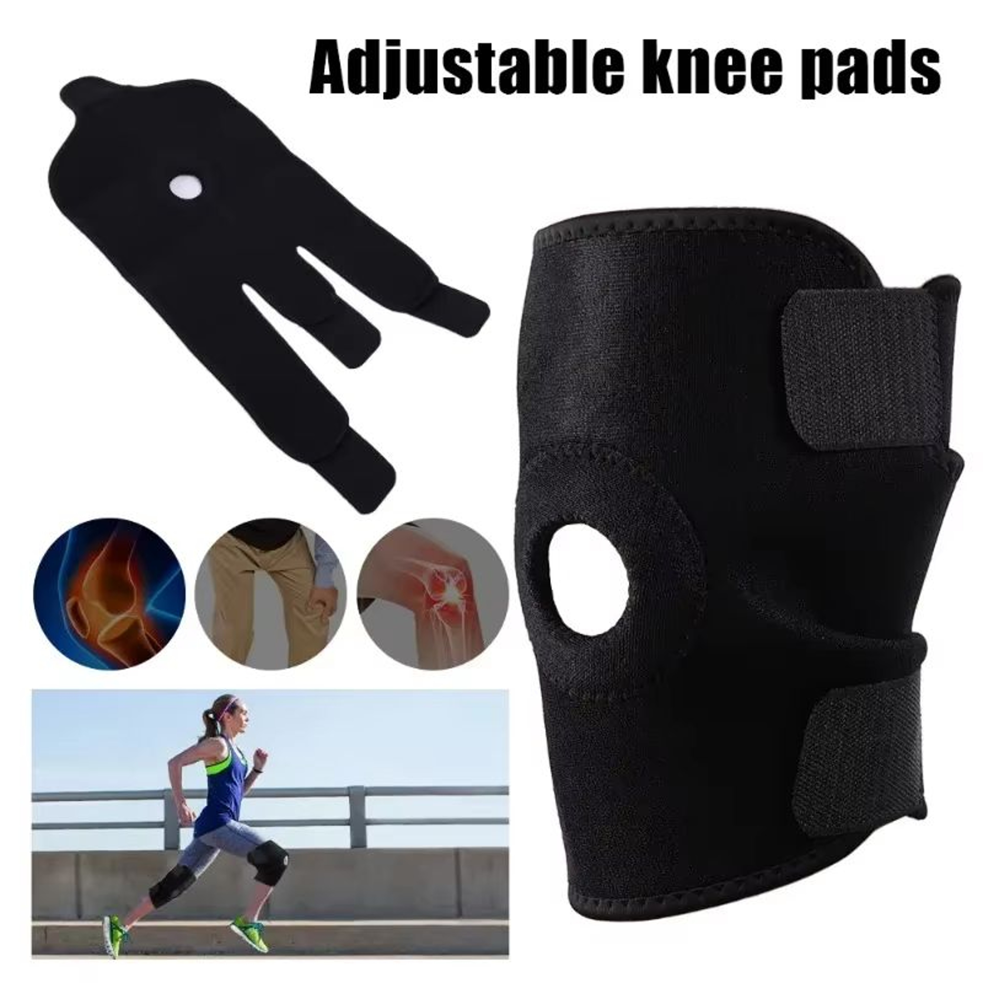 Adjustable Orthopedic Knee Brace  Joint Pain Relief  Patella Support 4