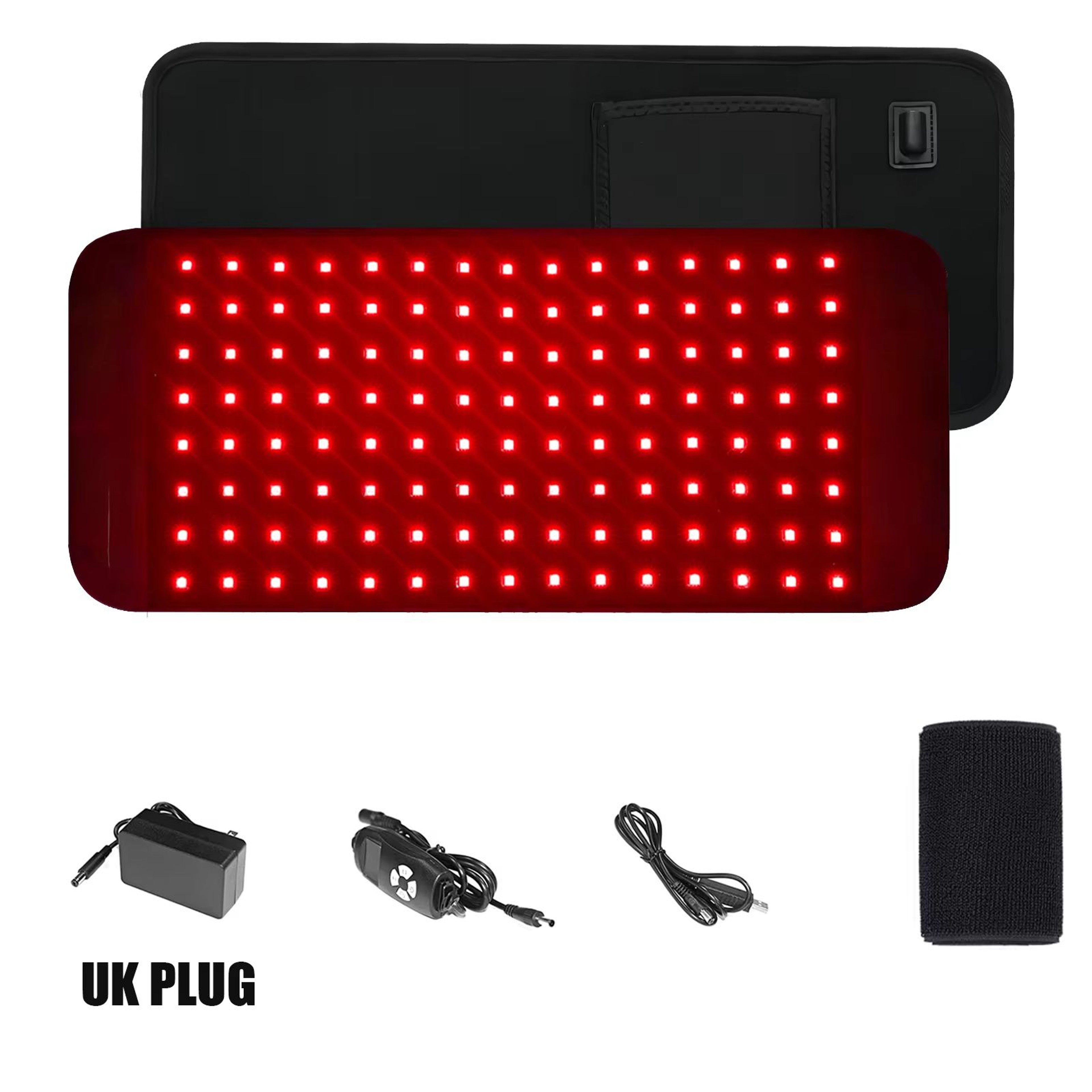 ThermaGlow Red Infrared Light Therapy Pad  660nm  850nm LED Heat Pad For Pain Relief And Skin Care 9
