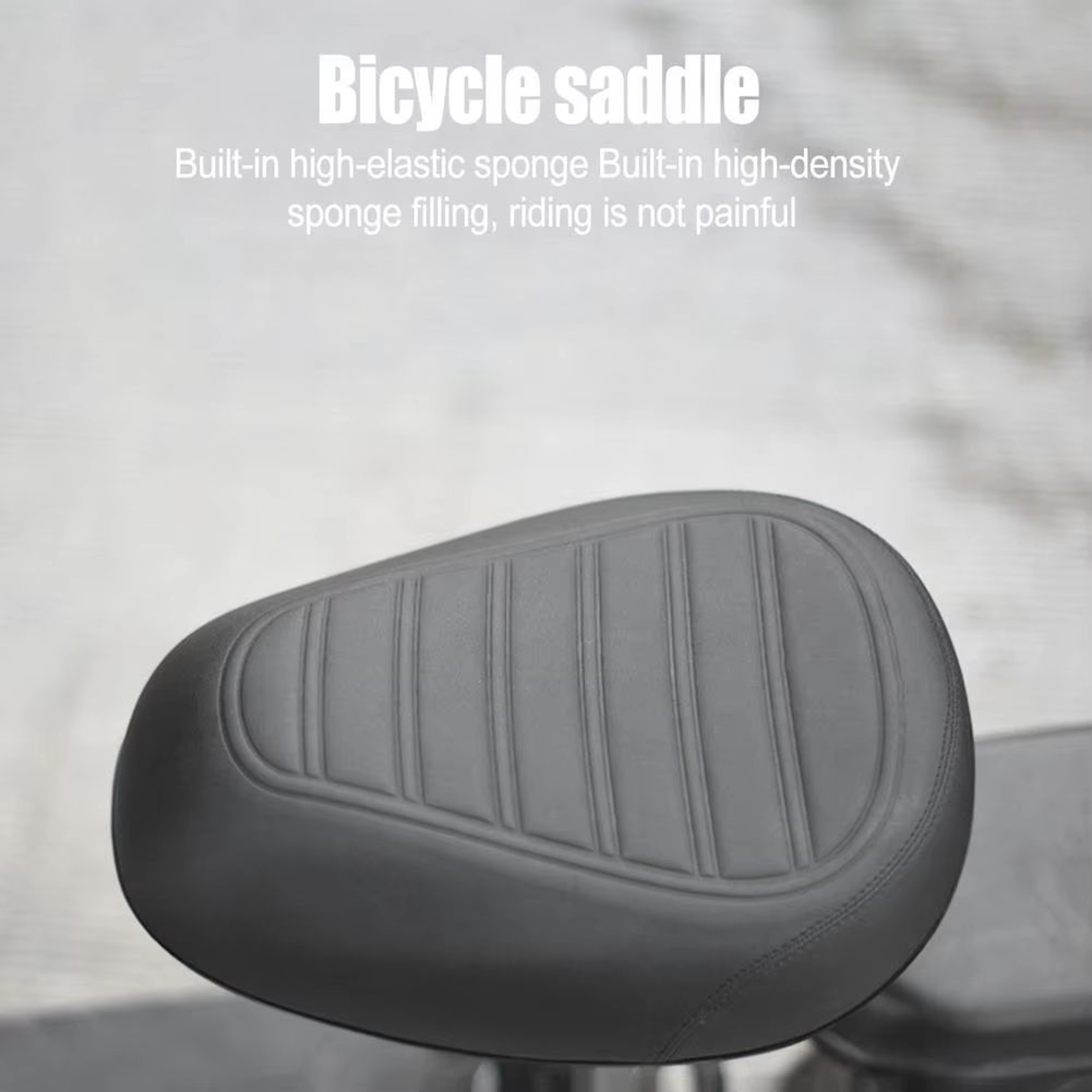ComfortRide Soft Bike Seat  Wide Mountain Bike Saddle With FourCorner Spring Suspension  Breathable 0