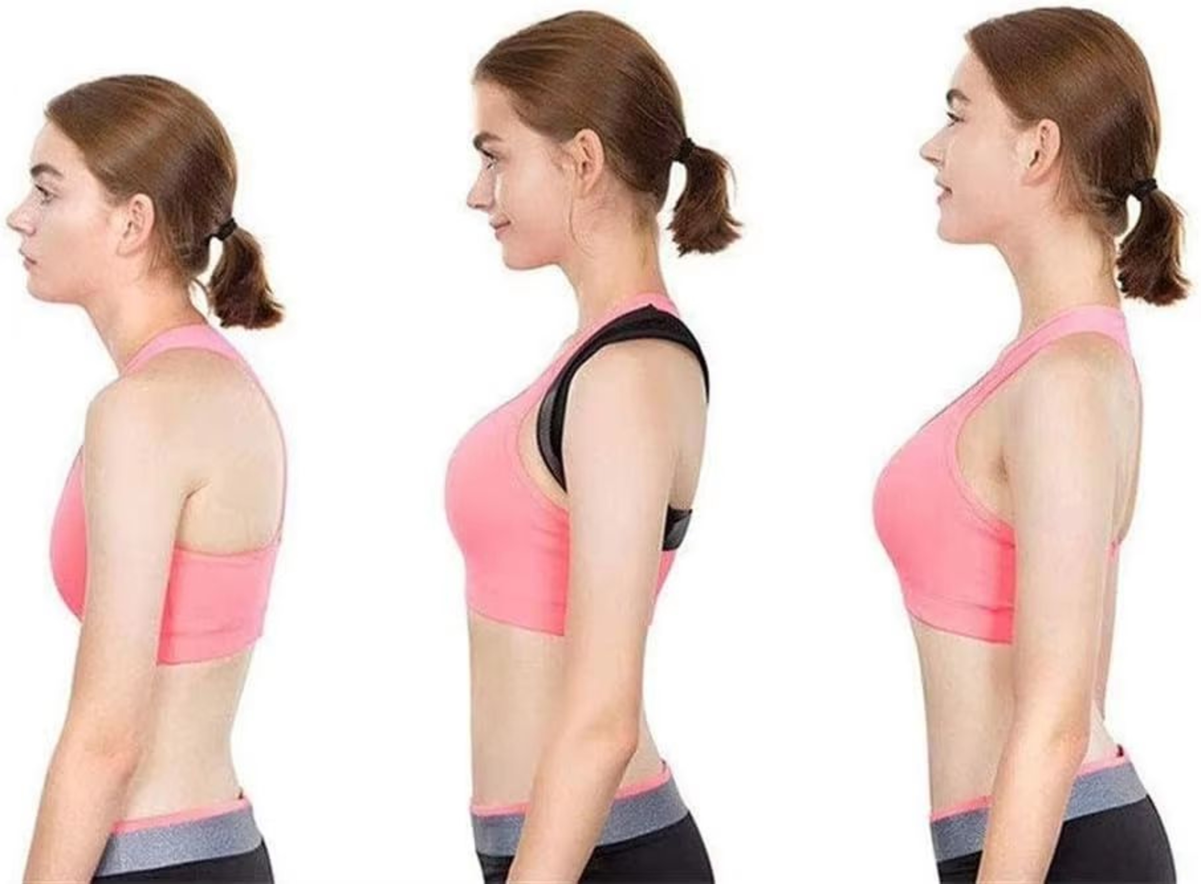 Adjustable Back Shoulder Posture Corrector  Spine Support Belt For Neck  Upper Back Relief 4