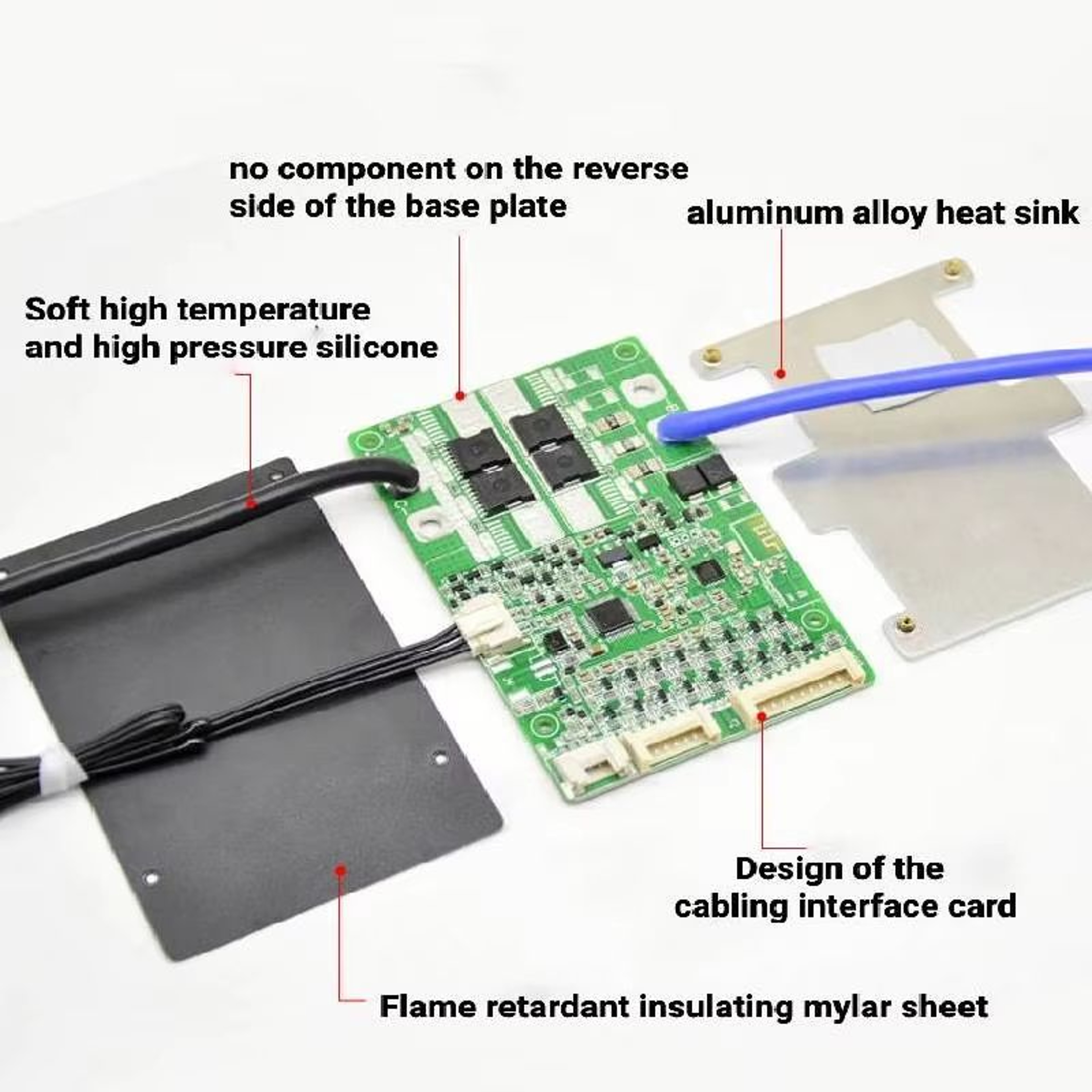 JBD Smart BMS With BuiltIn Bluetooth  Lithium Battery Protection Board 7S17S For 24V 36V 48V  60V L 4