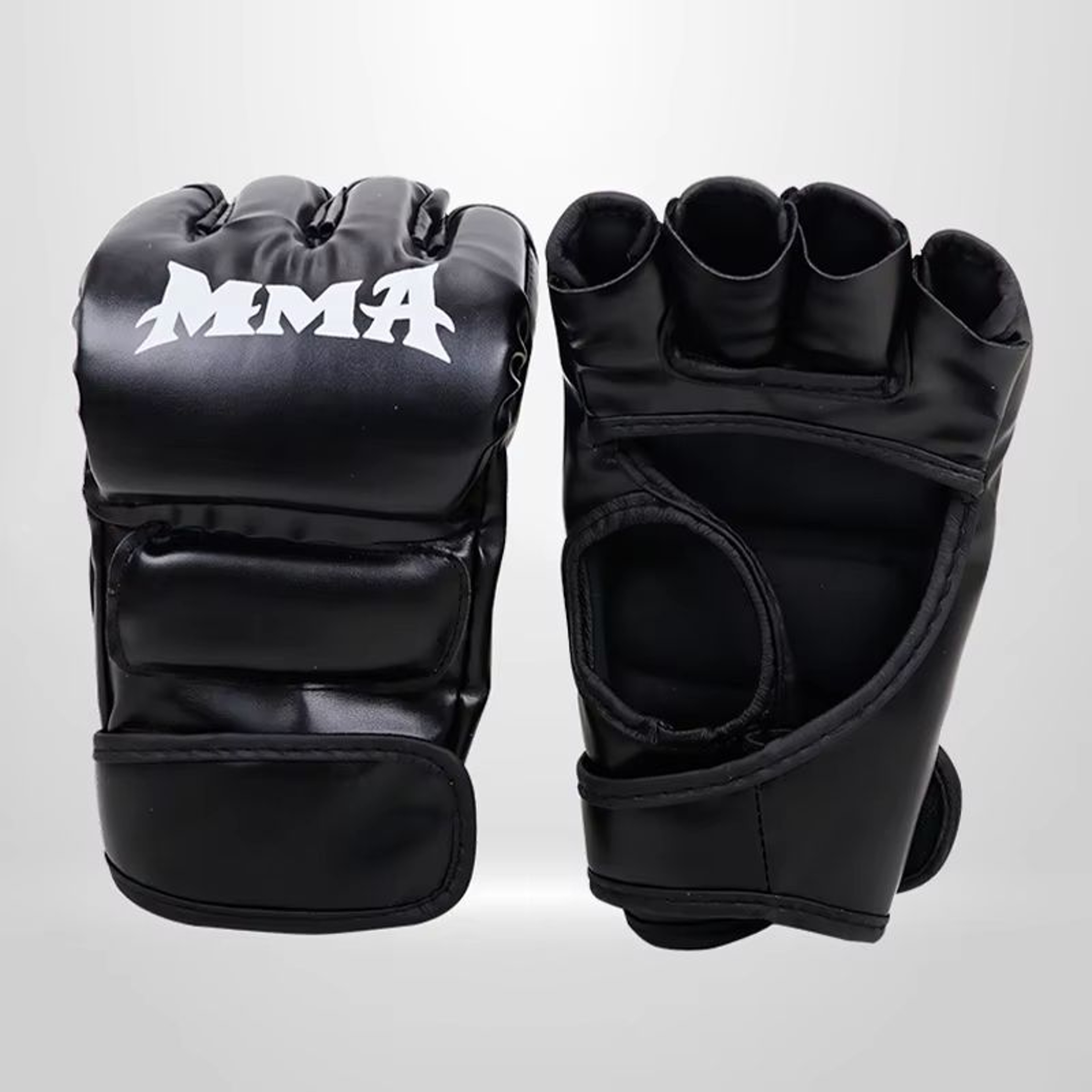 Professional HalfFinger Boxing Training Gloves  Leather Padded Gloves For Sandbag MMA  Sanda Practi 2