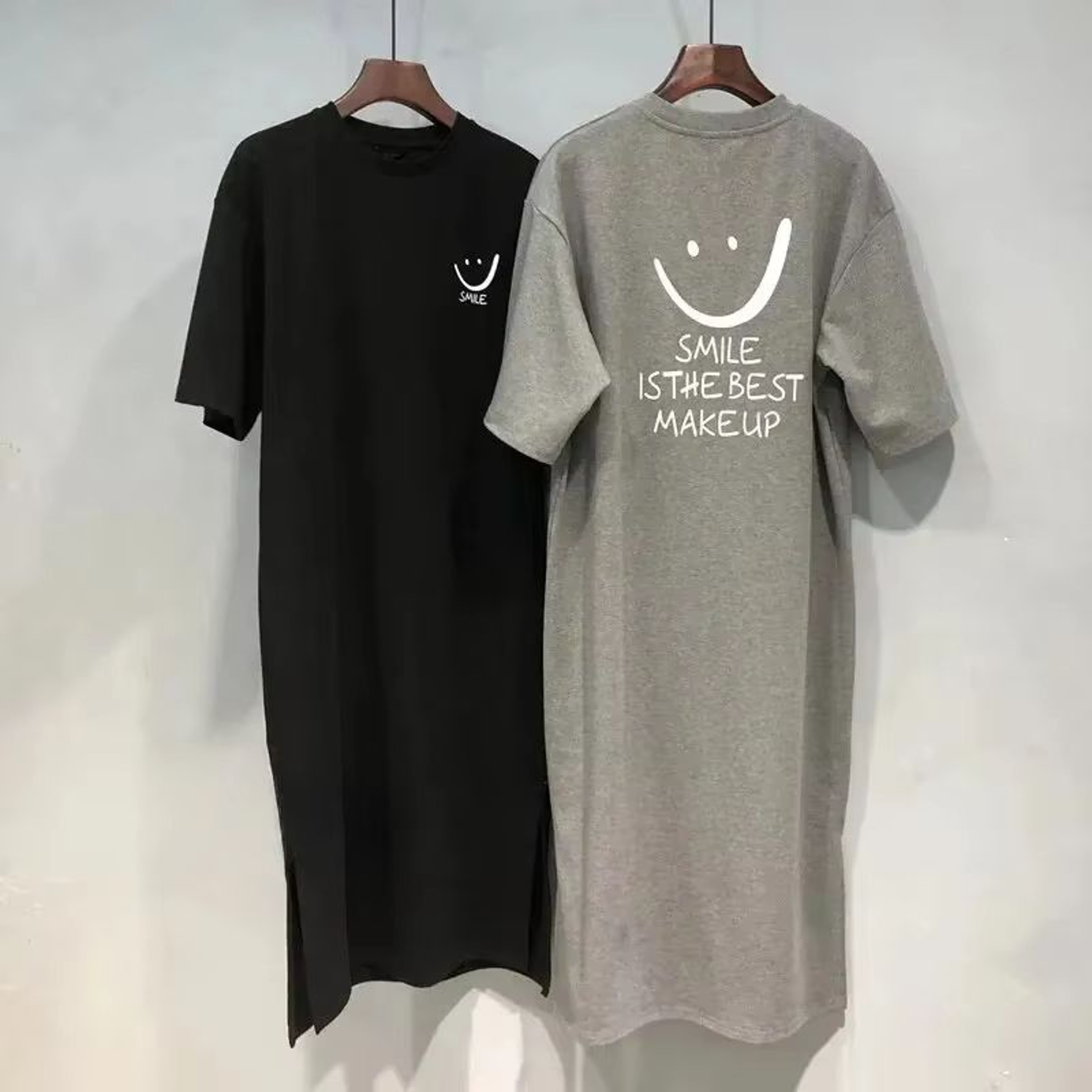 Womens Summer TShirt Dress  Loose Short Sleeve MidLength Over Knee Casual Dress 0