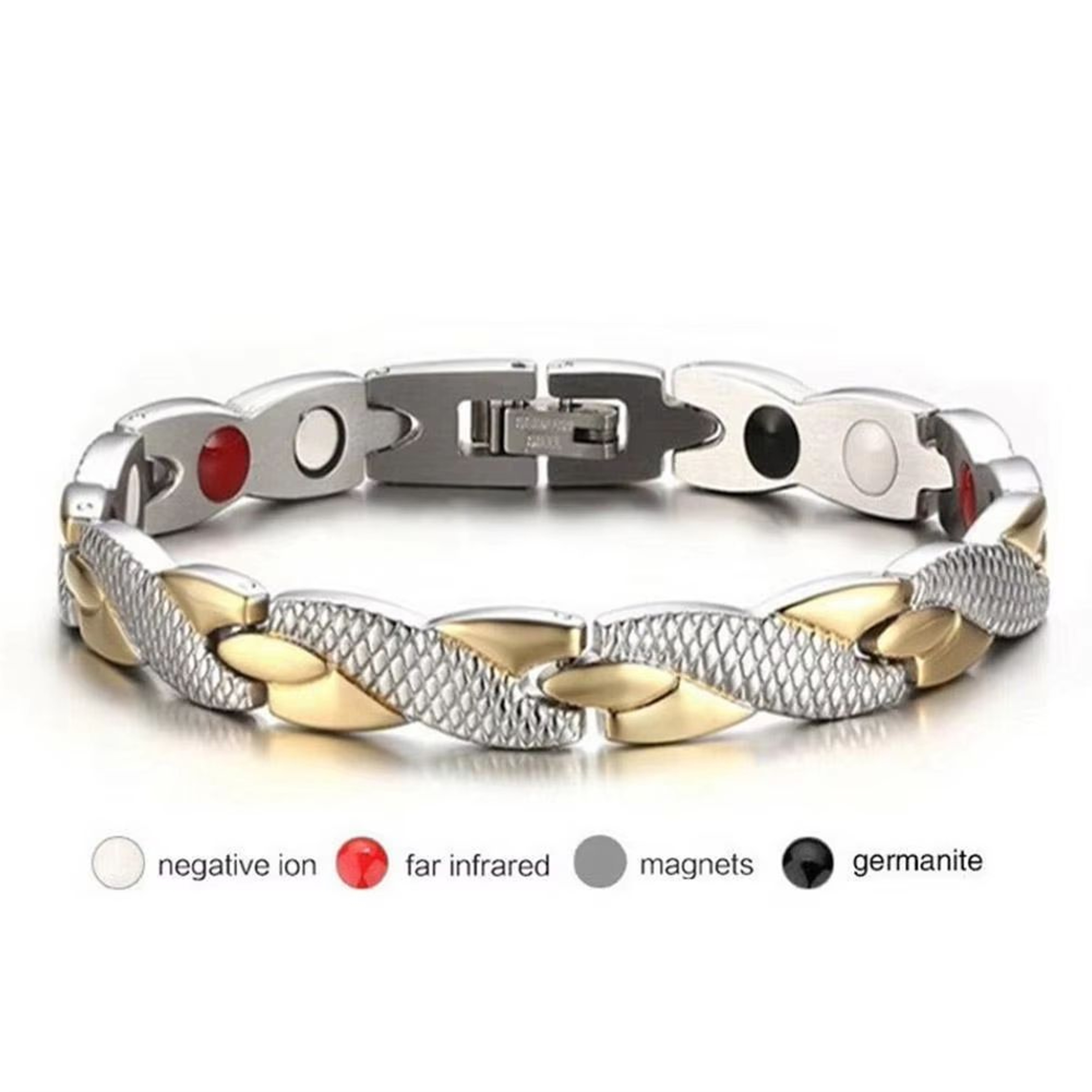 Dragon Pattern Magnetic Therapy Bracelet  Power Healing Magnet Bangle For Men  Women 0