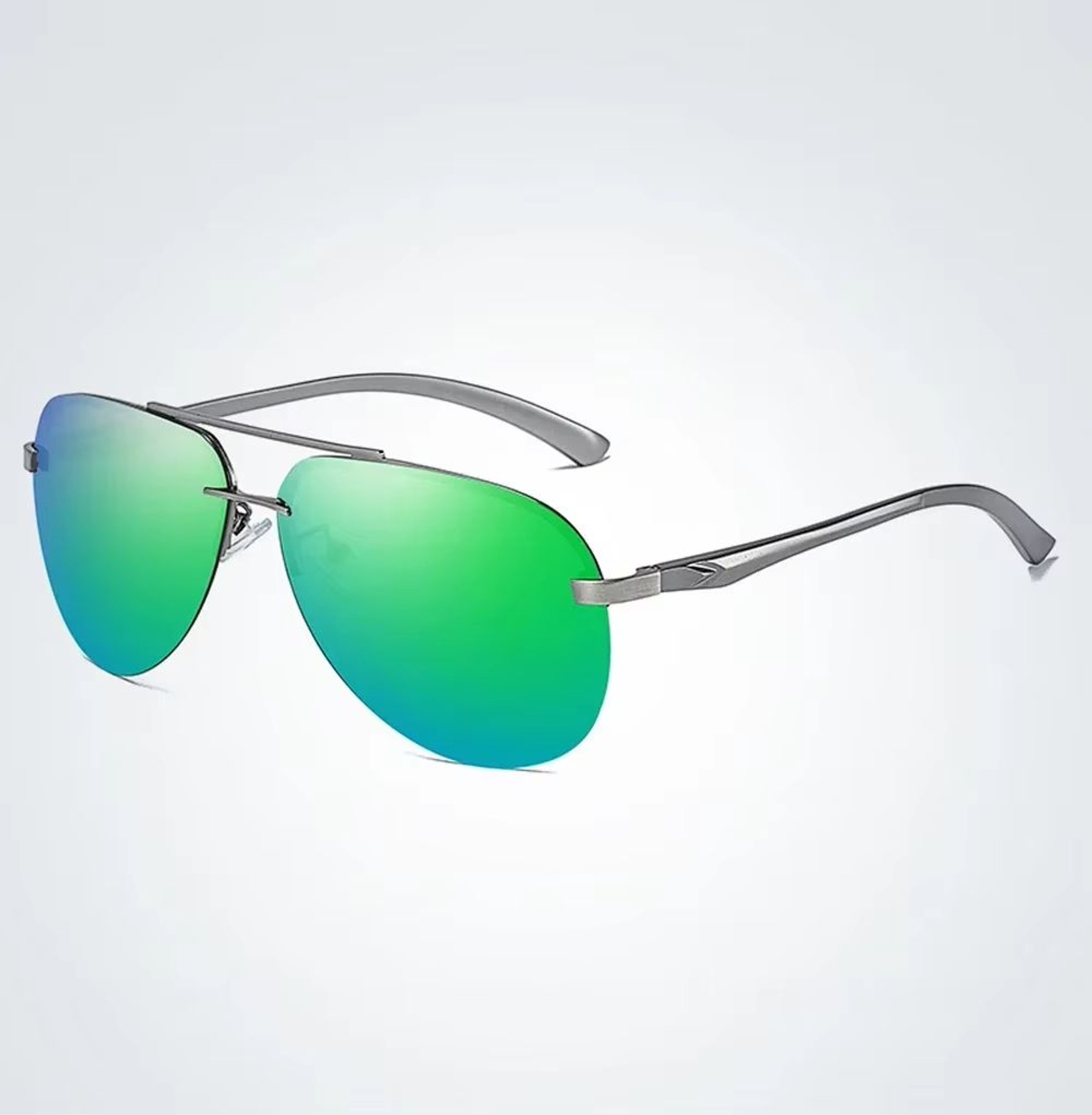 Classic Polarized Driving Sunglasses For Men  Women  Metal Frame Mirror Lens 10