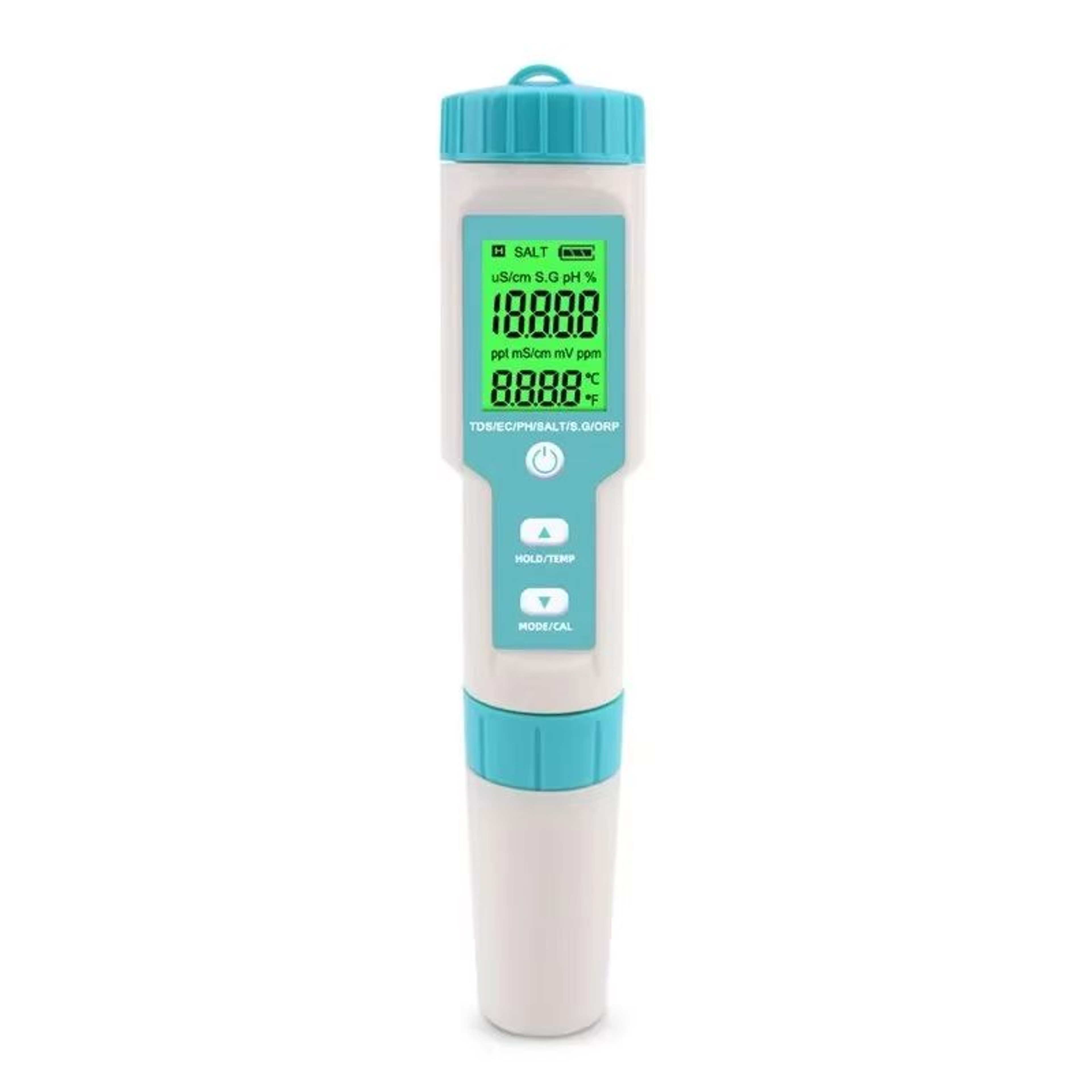 Yieryi Digital Water Quality Tester  Professional TDS EC PH Meter With Salinity ORP SG  Temperature 6