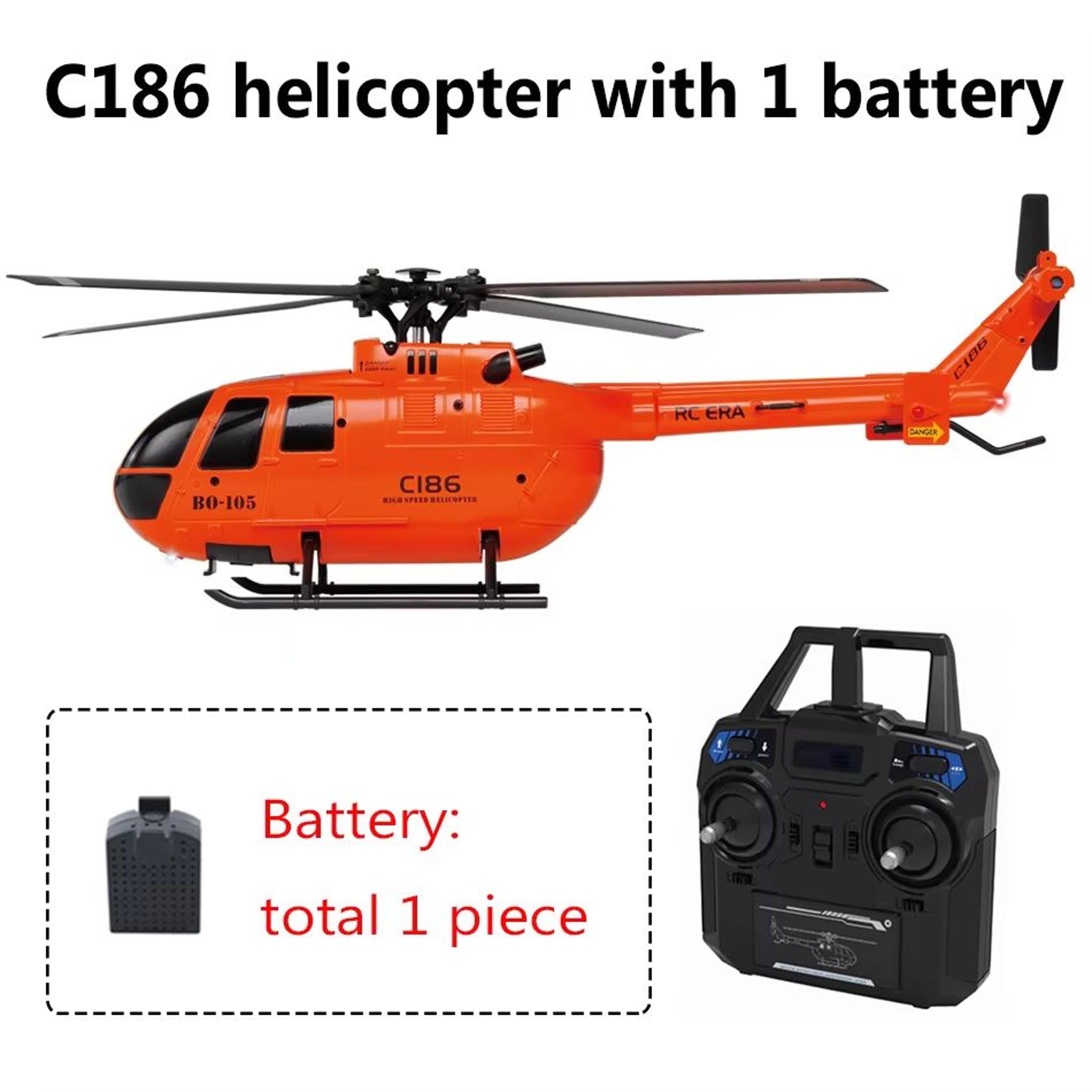 C186 Pro RC Helicopter With 6Axis Gyro Stabilization  Precision Remote Control Helicopter For Begin 7