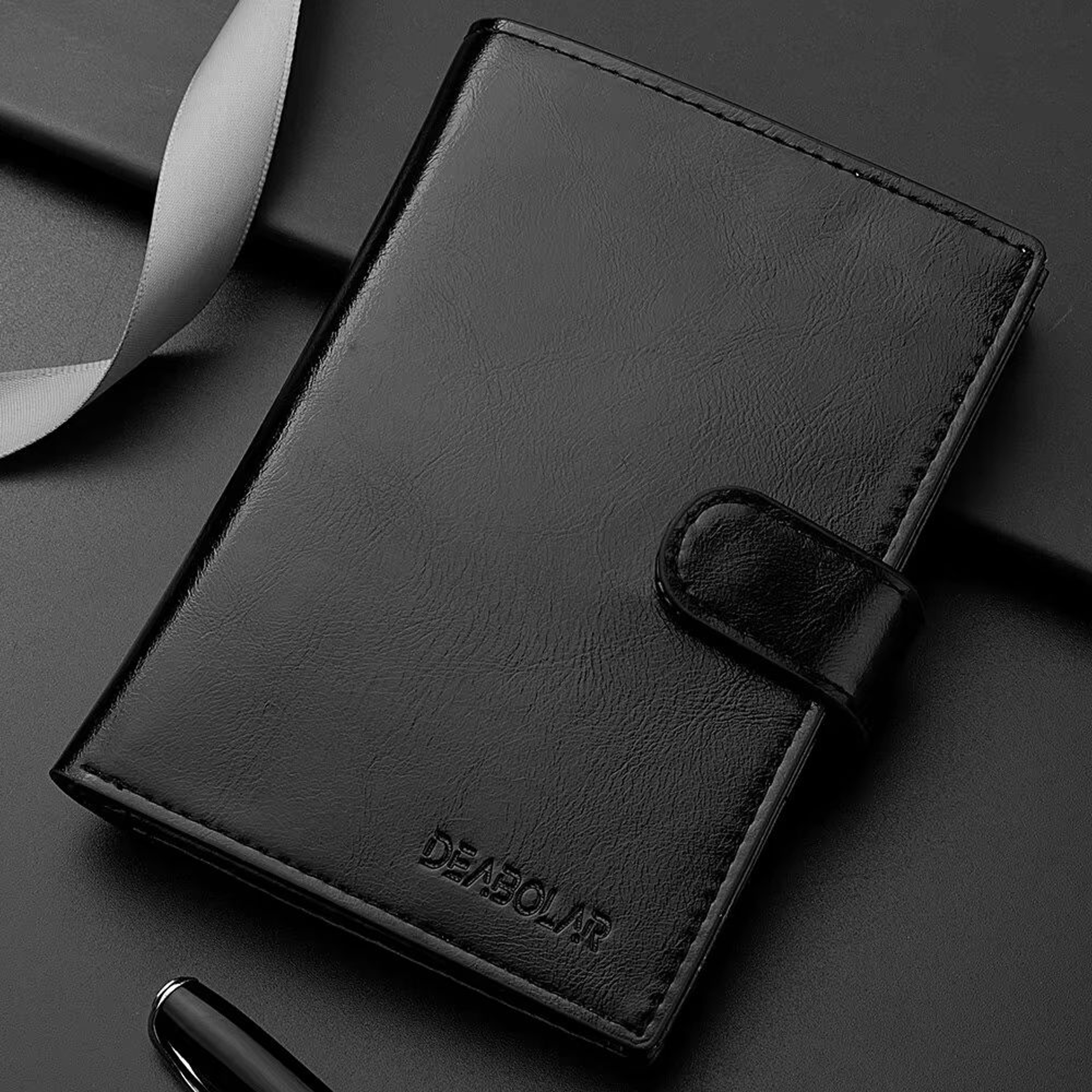 Mens Travel Passport Wallet  MultiFunction Organizer With Card Slots Coin Pocket  Secure Zipper Des 1