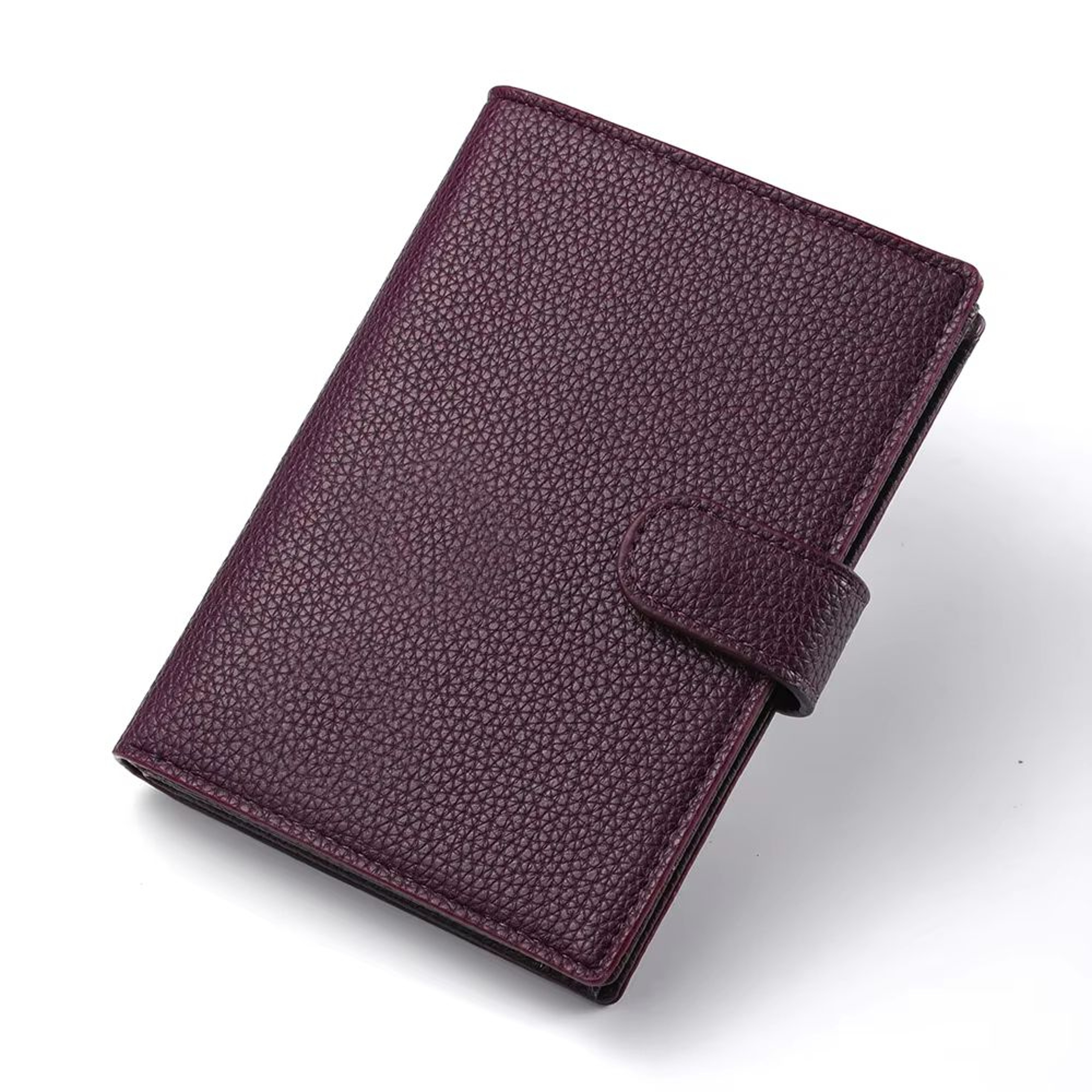 Mens Travel Passport Wallet  MultiFunction Organizer With Card Slots Coin Pocket  Secure Zipper Des 12