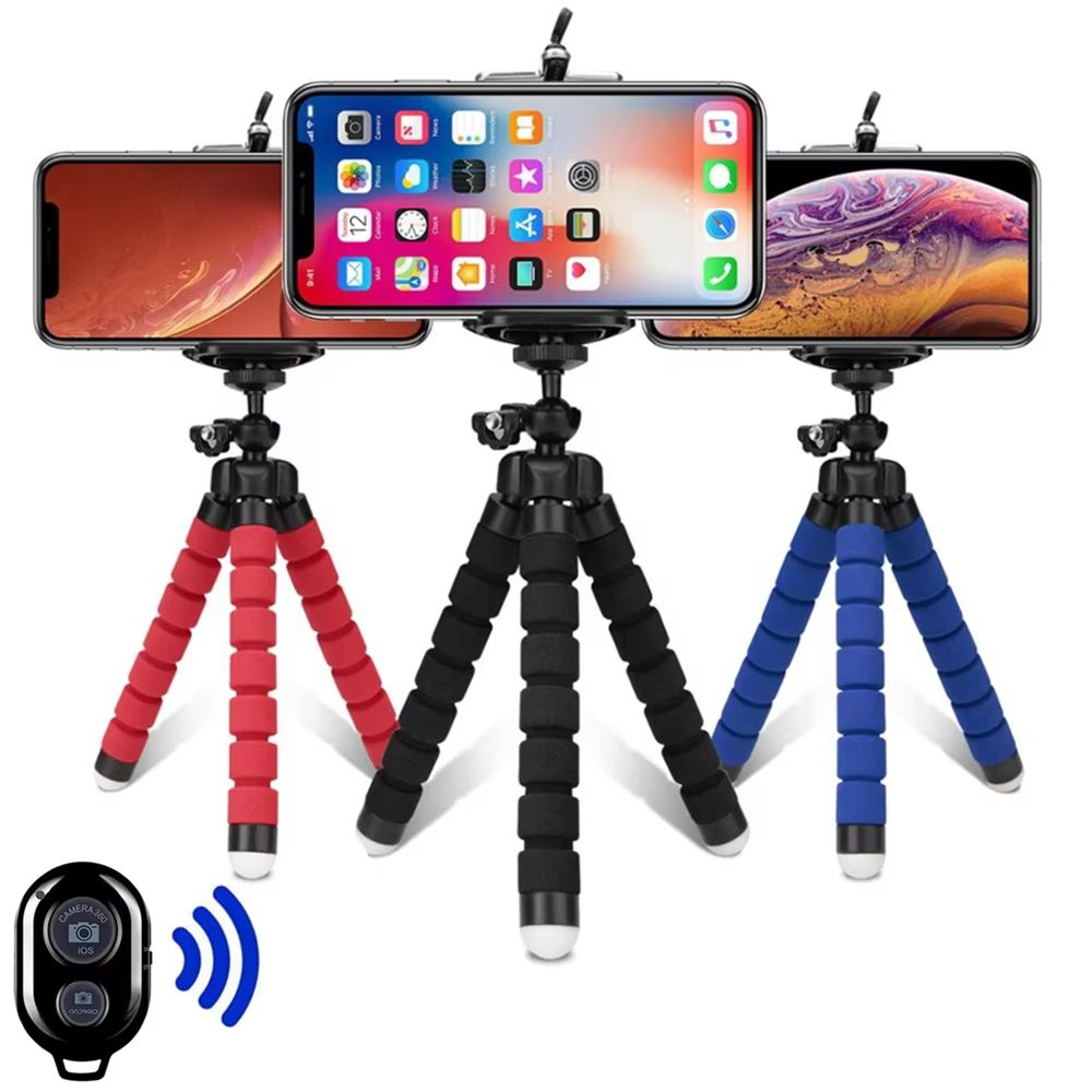 Flexible Octopus Mini Tripod For Phone And Camera  Universal Mobile Stand With Adjustable Legs And  0