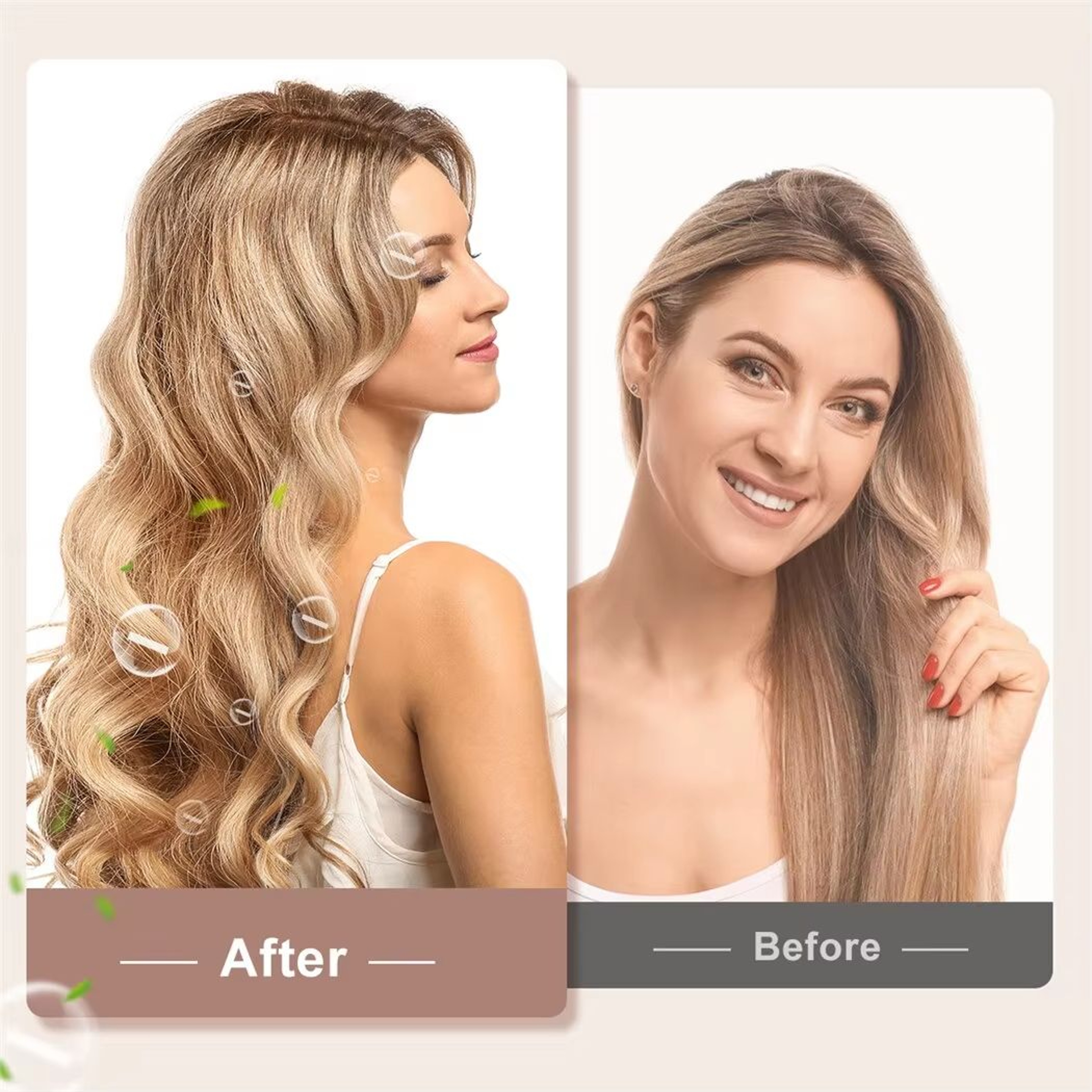 CkeyiN Professional Ceramic Hair Curler  Adjustable Temperature Curling Iron For Effortless Styling 6