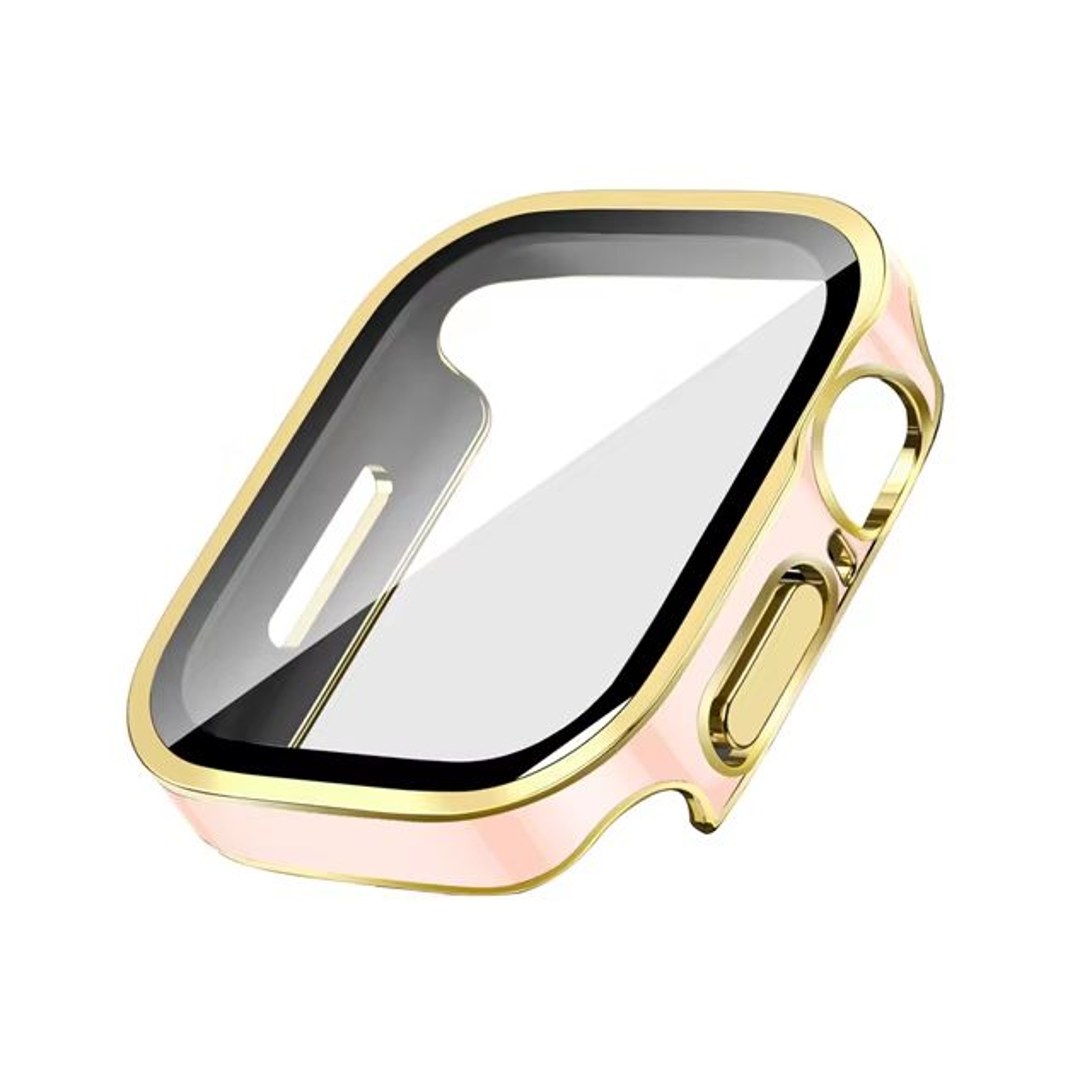 ClearShield EdgeGuard Glass Case For Apple Watch  Full Coverage Screen Protector  Case For Series S 27