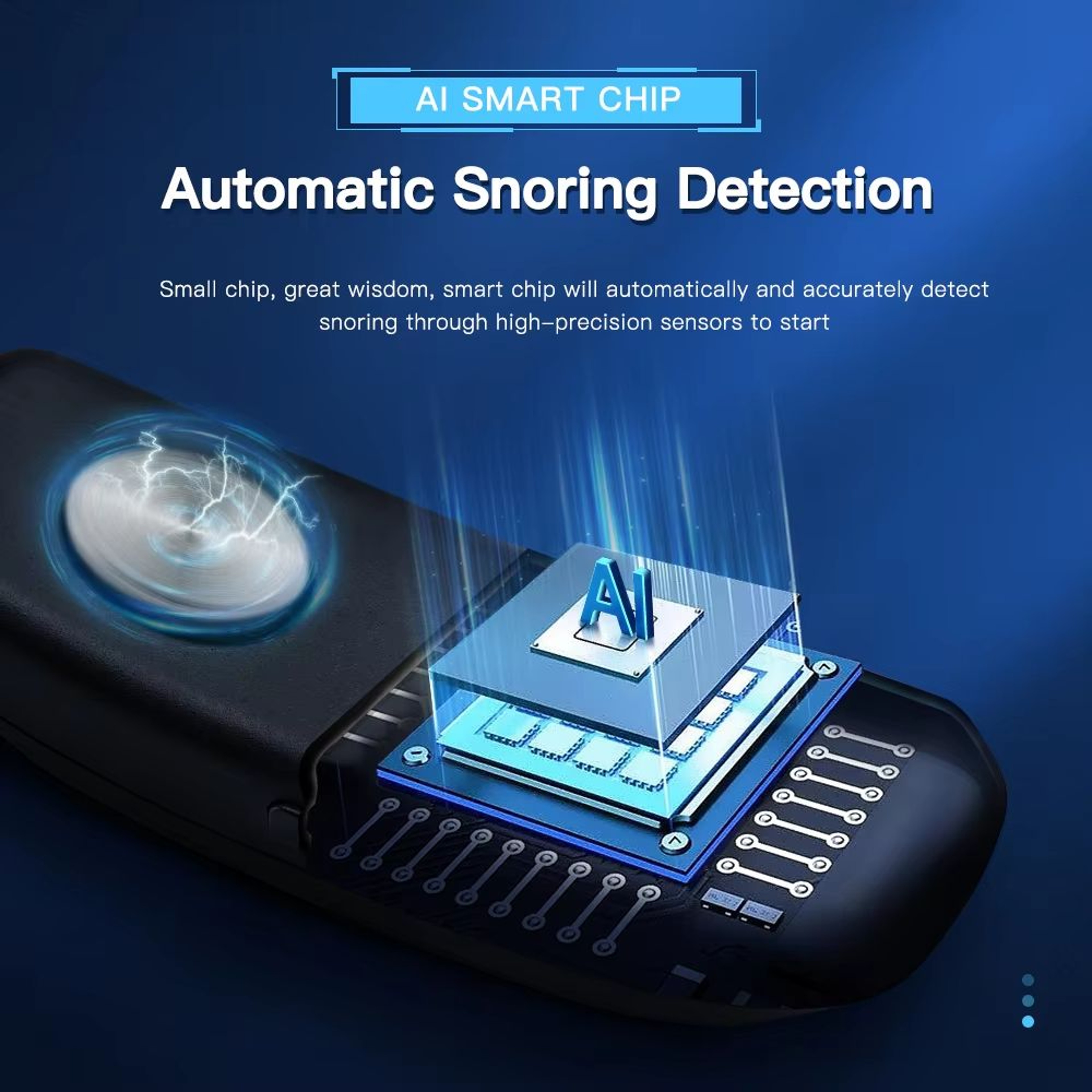 SmartSleep EMS AntiSnoring Device  USB Rechargeable Pulse Therapy Snore Stopper For Comfortable Res 4