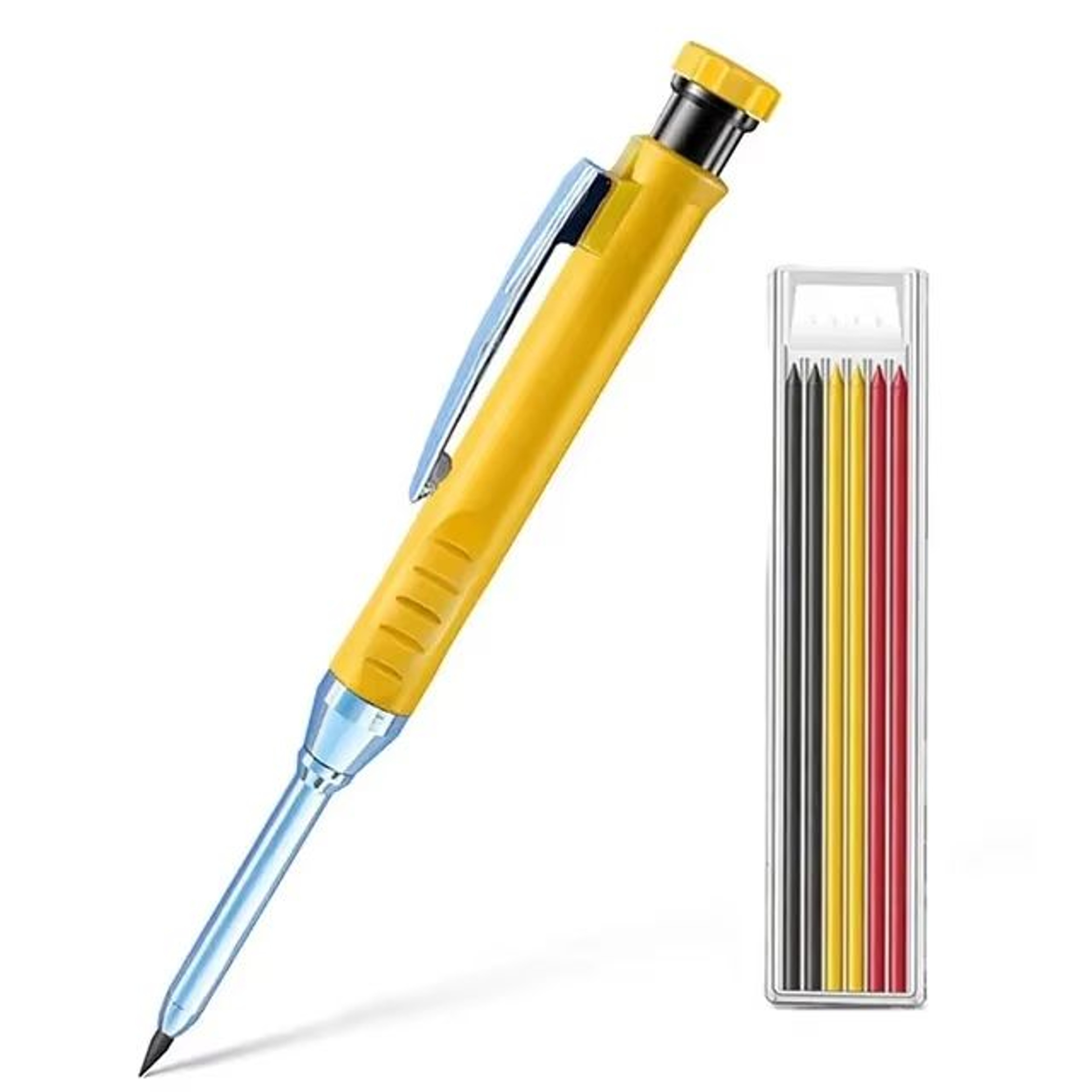 ProMark 2Piece 28 Mm Mechanical Carpenter Pencil Set With Sharpener 7