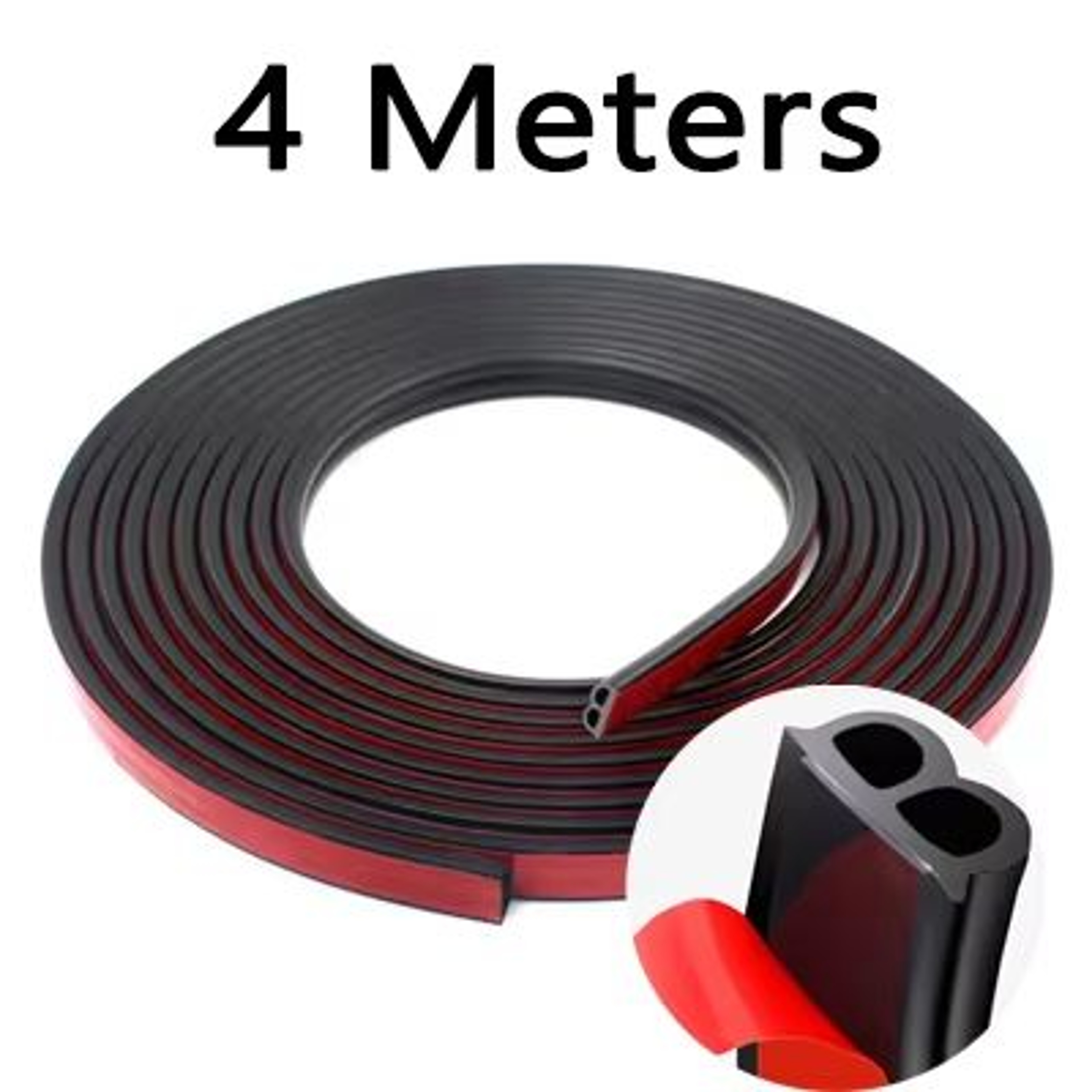 ProGuard Universal BShape Car Door Seal Strip Weatherstrip Rubber 7