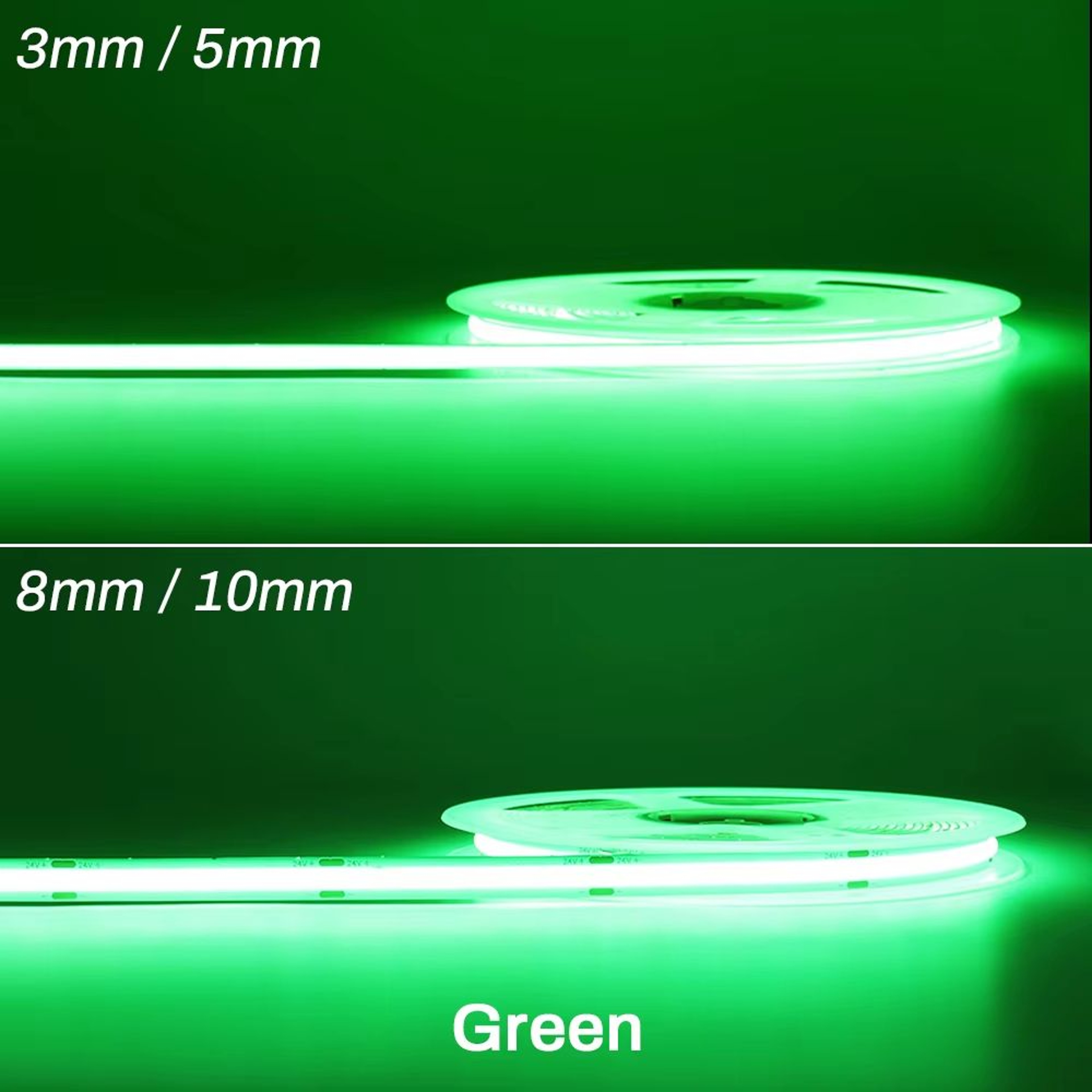 High Brightness COB LED Strip Light 12V24V DC  Flexible RA90 Tape Lighting Bar For DIY Home And Car 8
