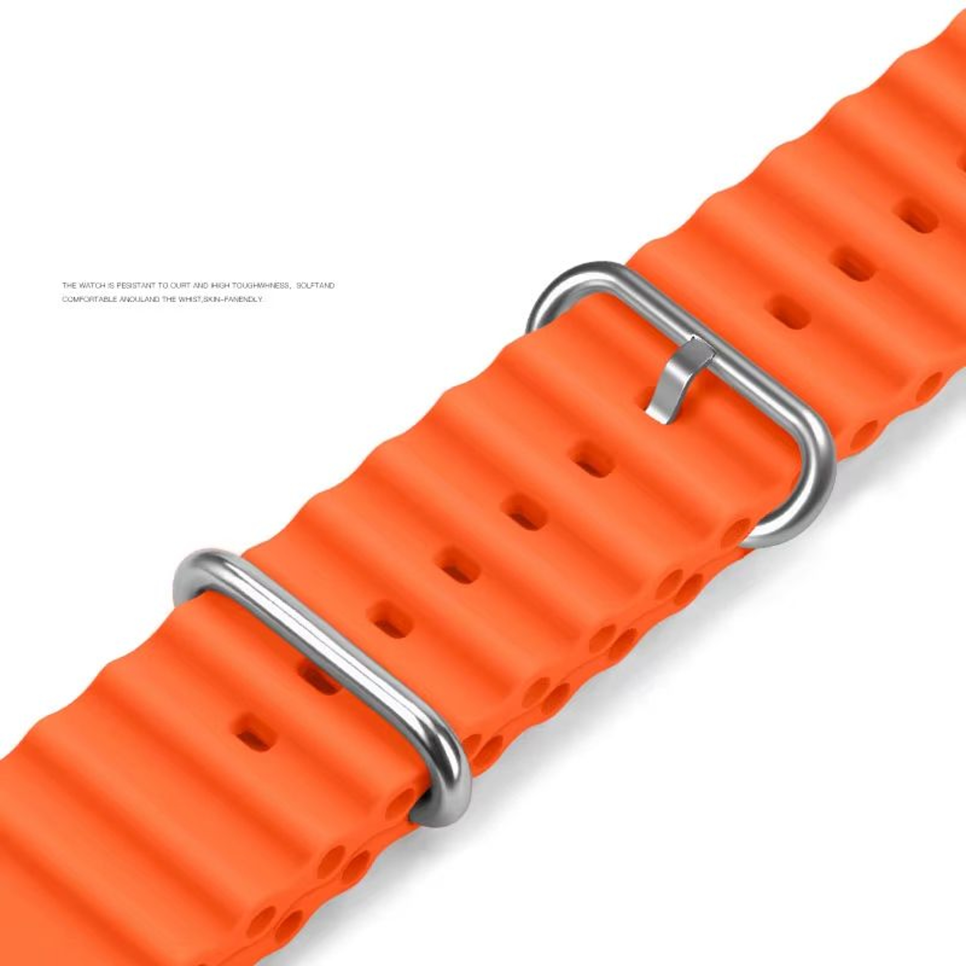 Premium Ocean Band For Apple Watch  Rugged Silicone Sport Strap For Series 103 Ultra Ultra 2 SE 14