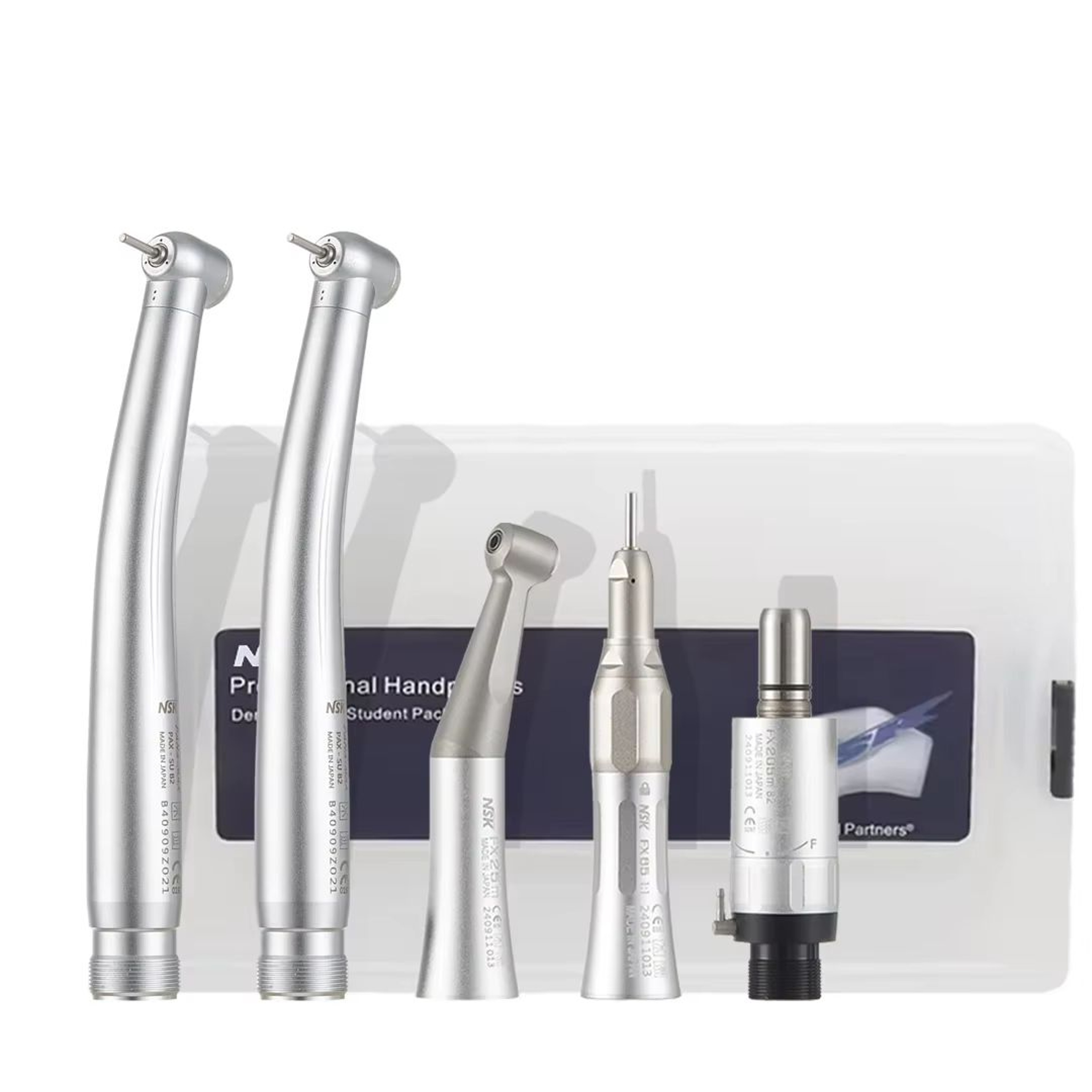NSK PanaMax2 Dental Handpiece Set  1 1 Contra Angle Low  High Speed Turbine 12