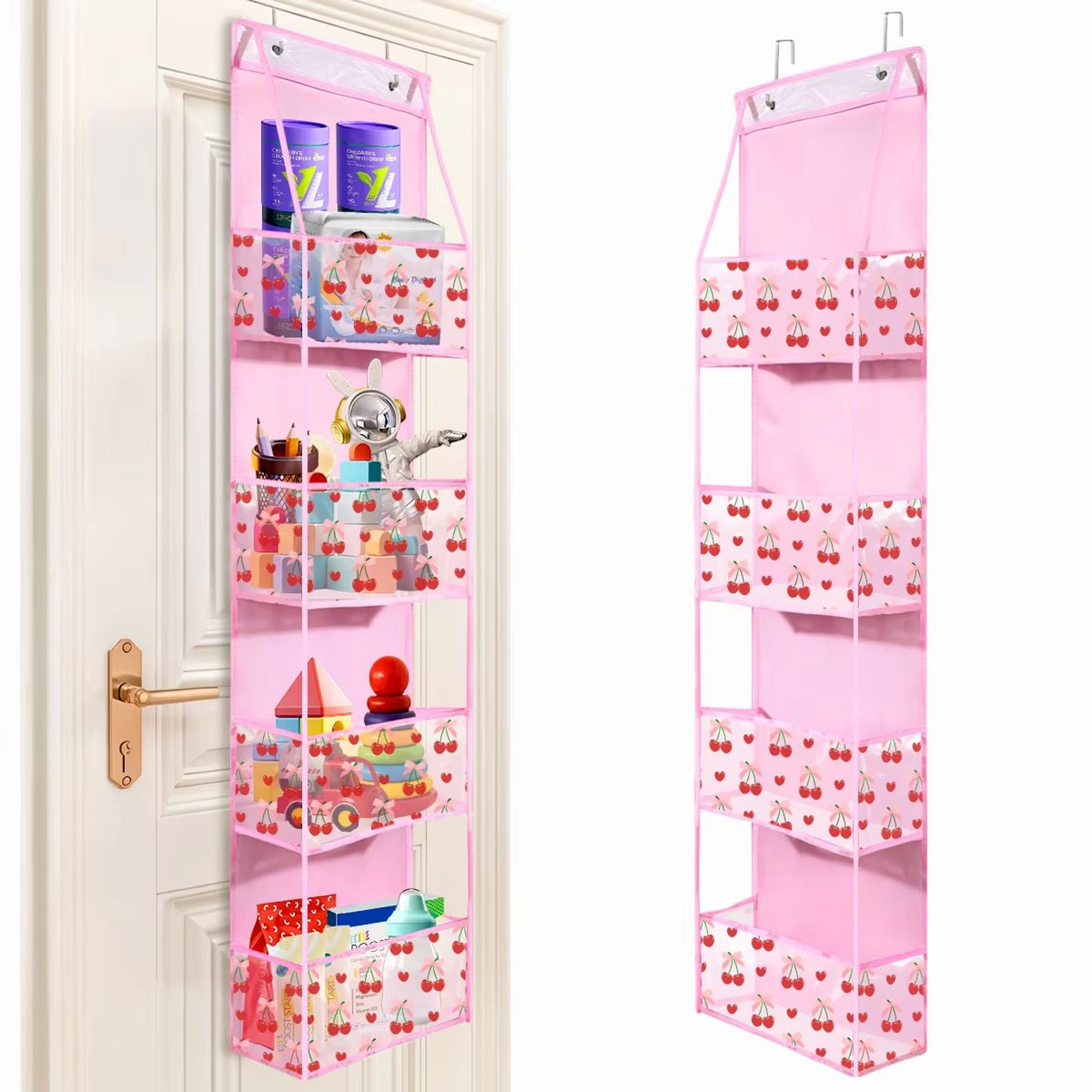 SpaceEase 46Layer OvertheDoor Hanging Organizer For Closet Bathroom  Bedroom 24